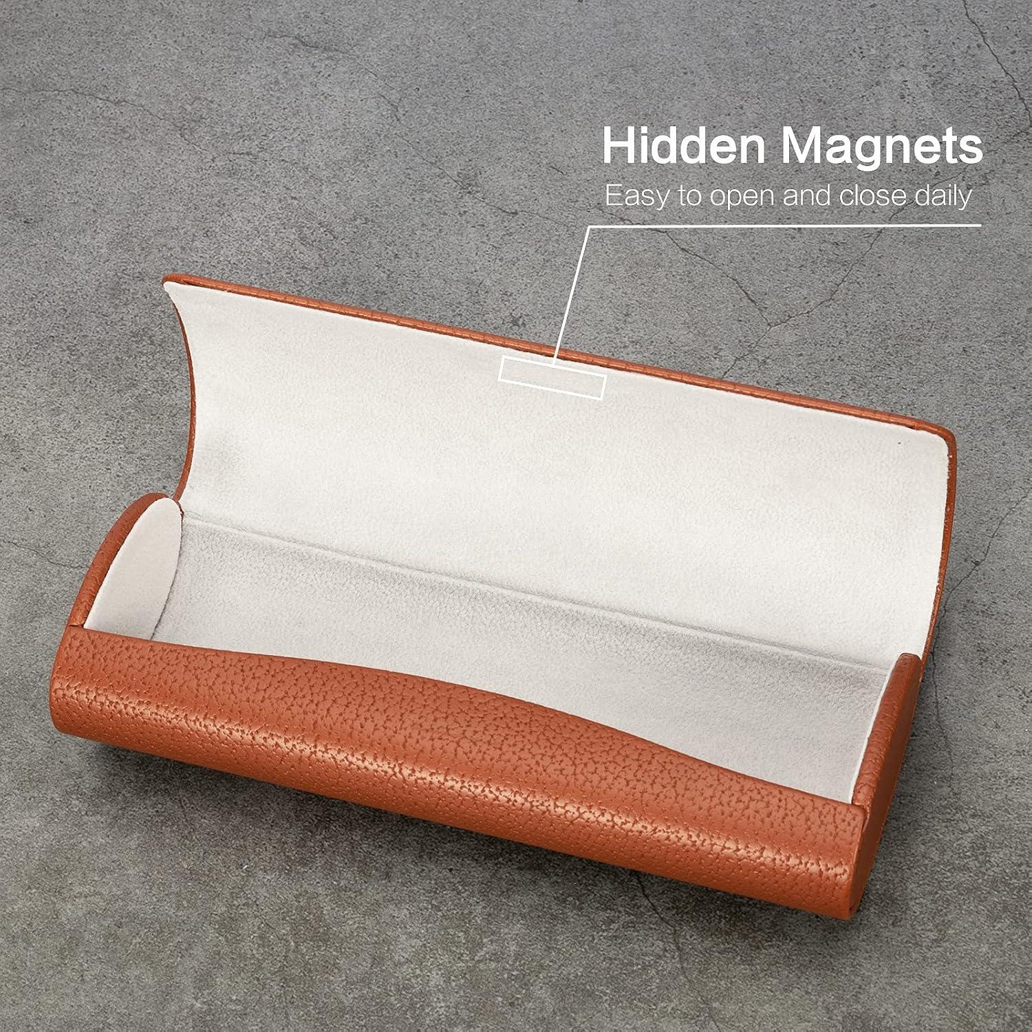 Estuche de Gafas Vemiss Ovalado Ligero Marrón 16 cm