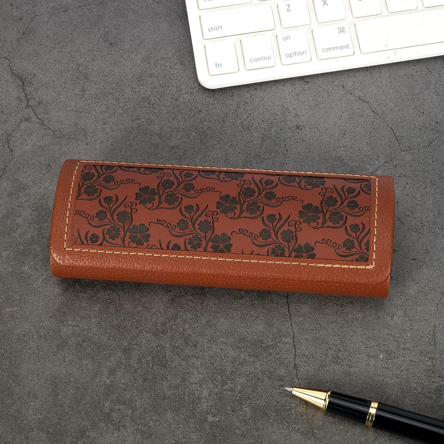 Estuche de Gafas Vemiss Ovalado Ligero Marrón 16 cm