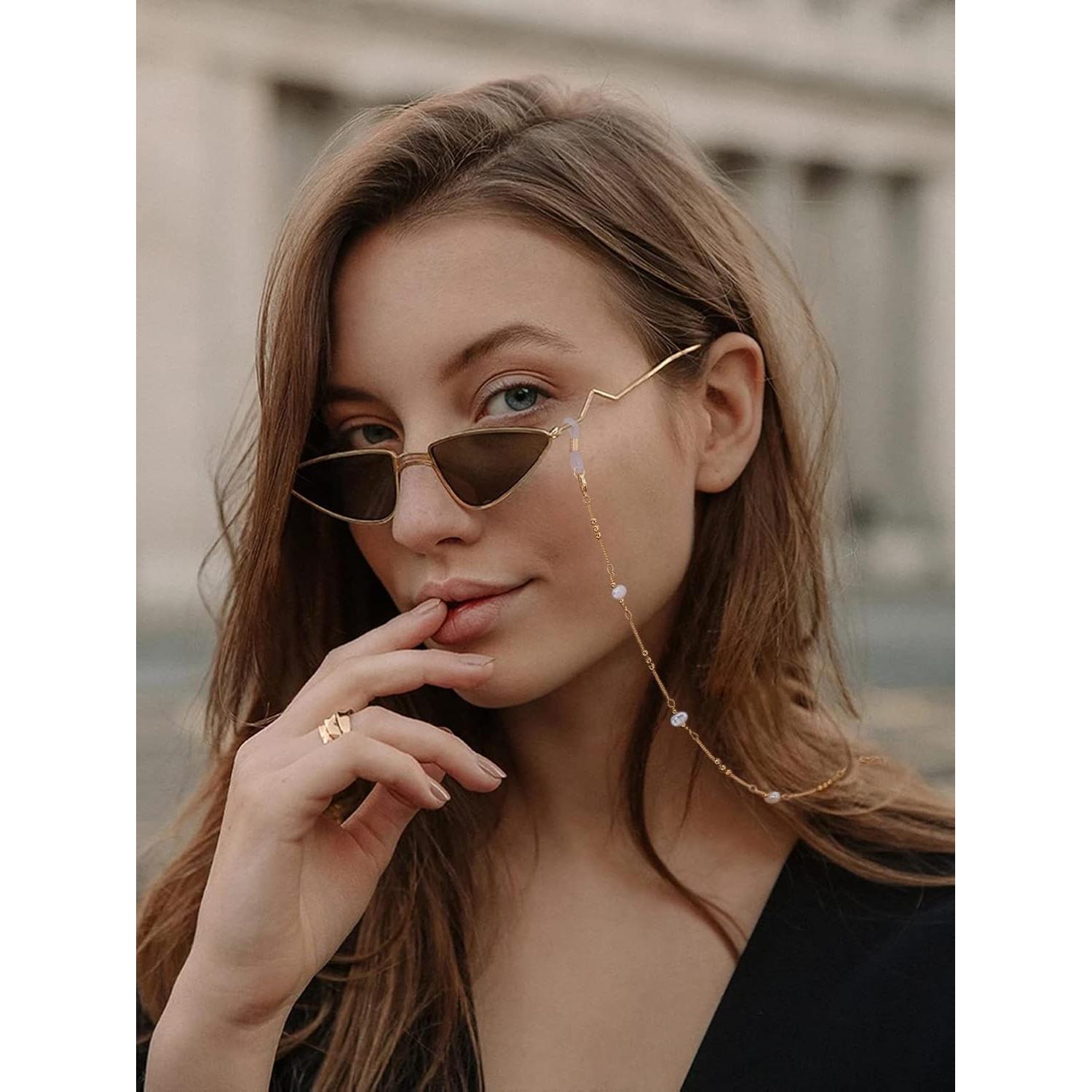 Cadena de Gafas PEARLADA de Oro 18K y Perlas Barrocas