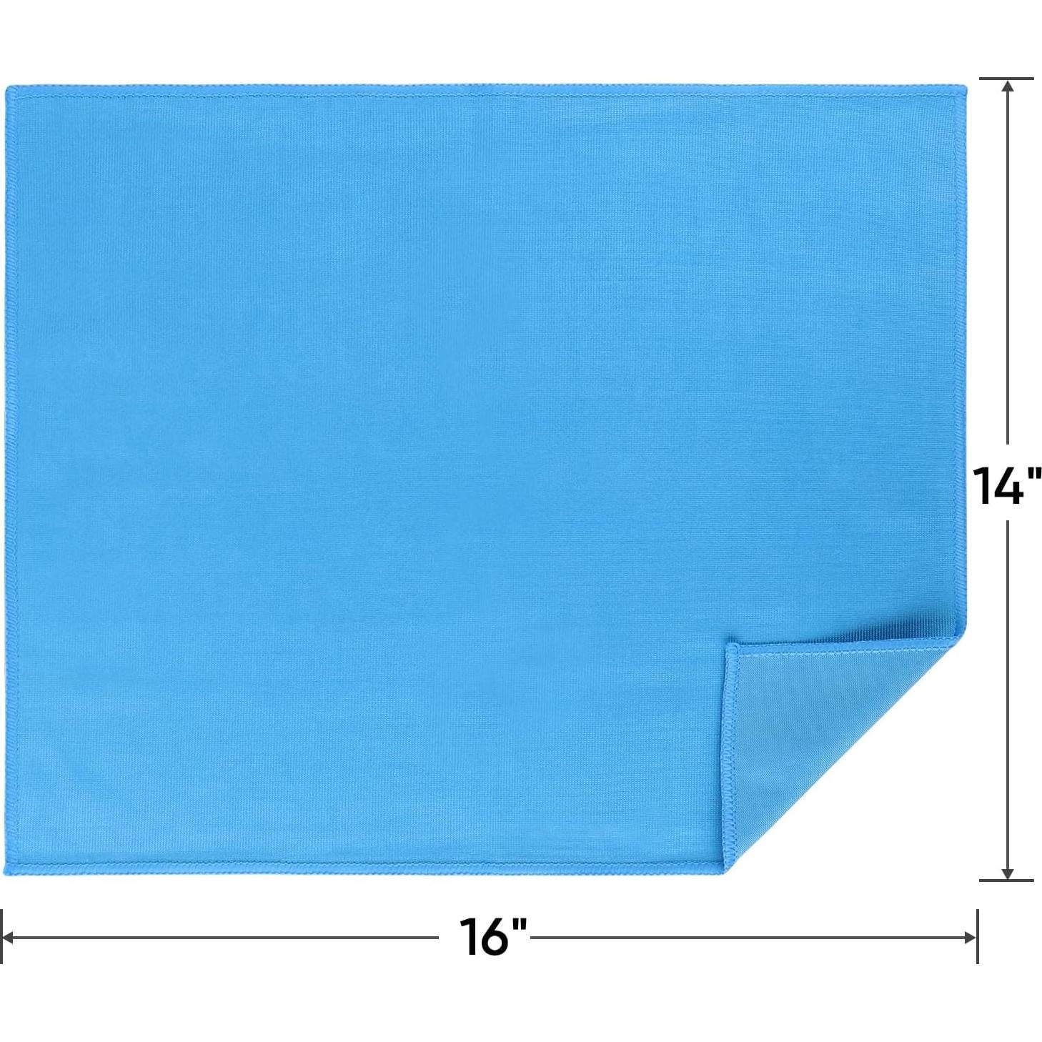 Paños de Limpieza Microfibra HOMEXCEL 6 PK 40x35 cm Azul