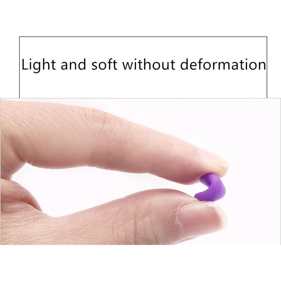 Almohadillas para Gafas Infantiles BEHLINE Morado Silicona Suave