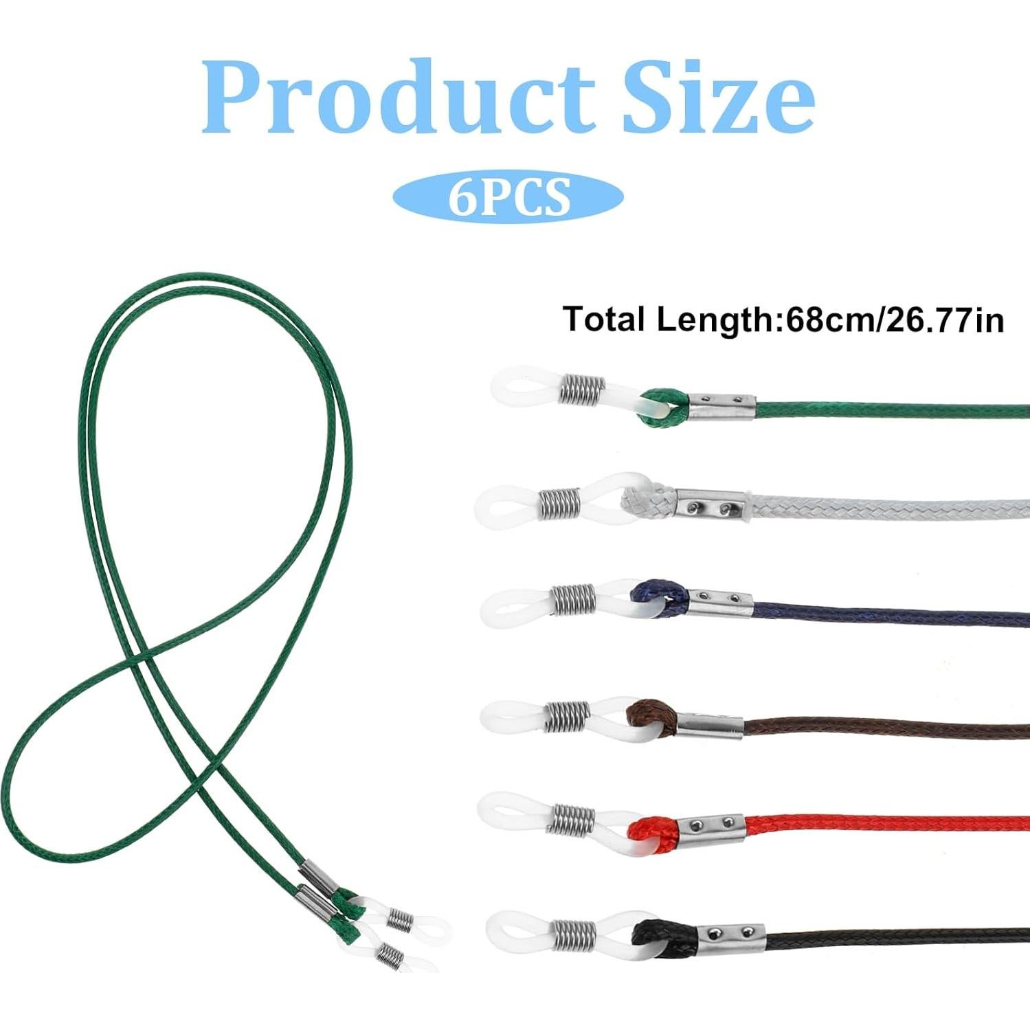 Soporte para Gafas de Sol 6 PCS Multicolor 34 cm