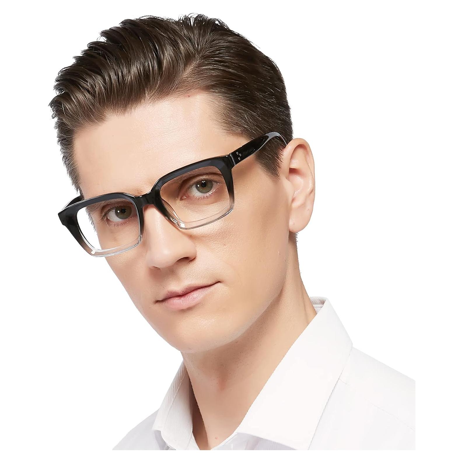 Gafas de Lectura Retro Cuadradas MARE AZZURO +3.50 Hombres