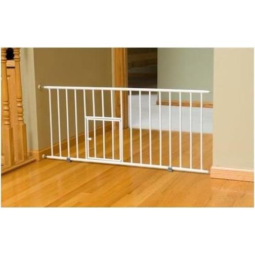 Puerta para Mascotas Carlson Mini Expandible 18-31 cm Blanca