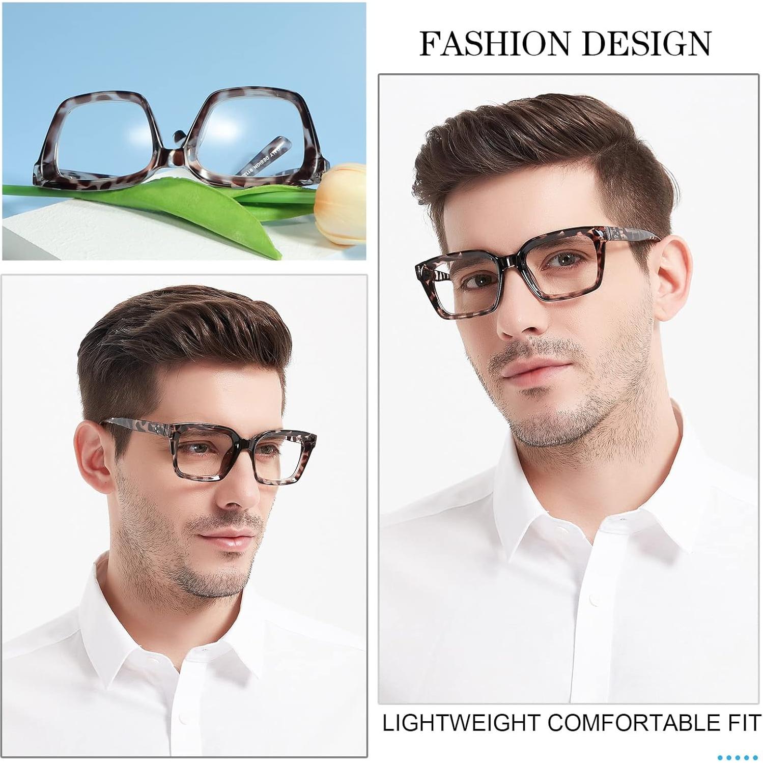 Gafas de Lectura MARE AZZURO Cuadradas Hombres +5.00 Tortuga