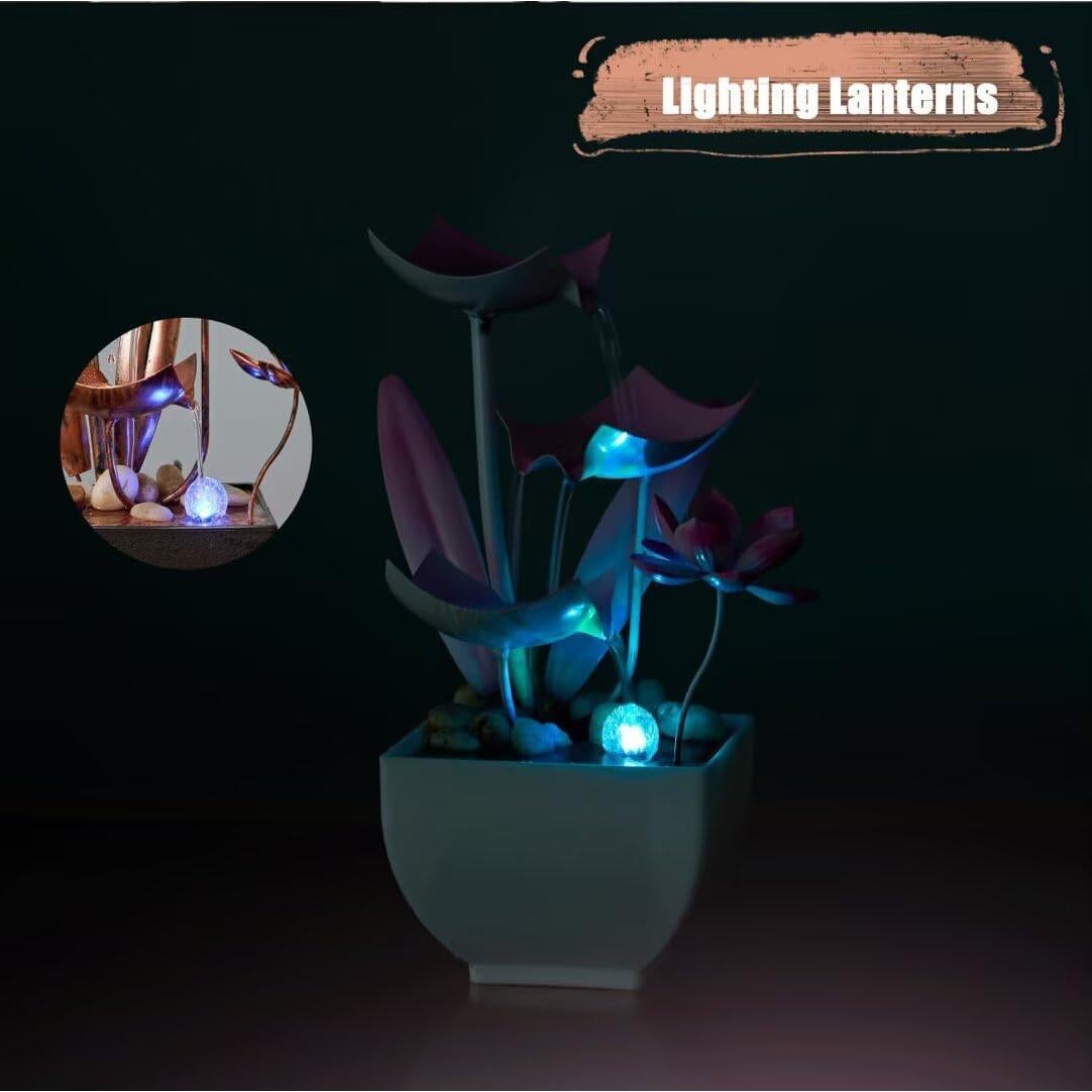 Fuente de Agua Interior TangCHUAN Bronce 3 Niveles Decorativa