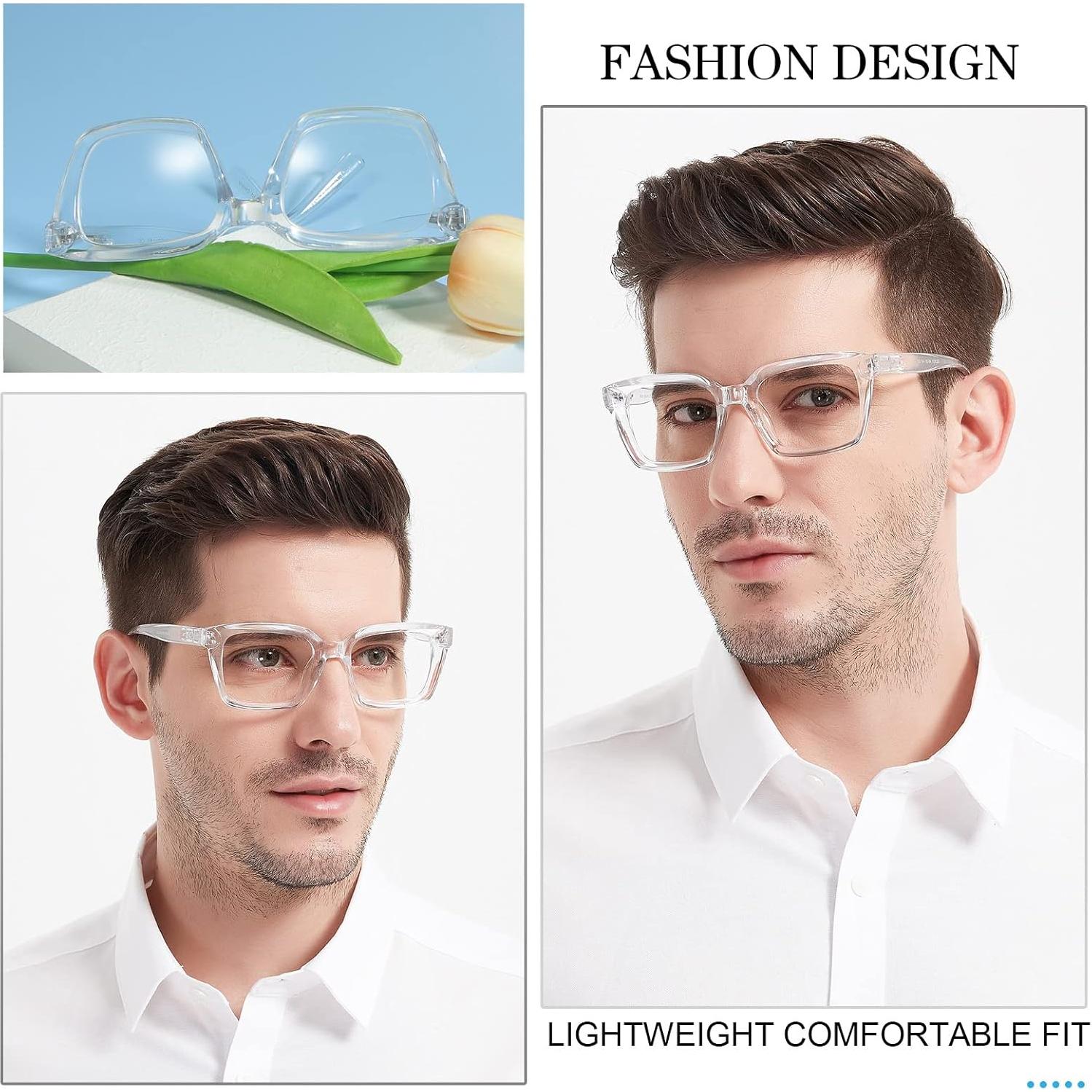 Gafas de Lectura Retro Cuadradas MARE AZZURO 4.0 para Hombres