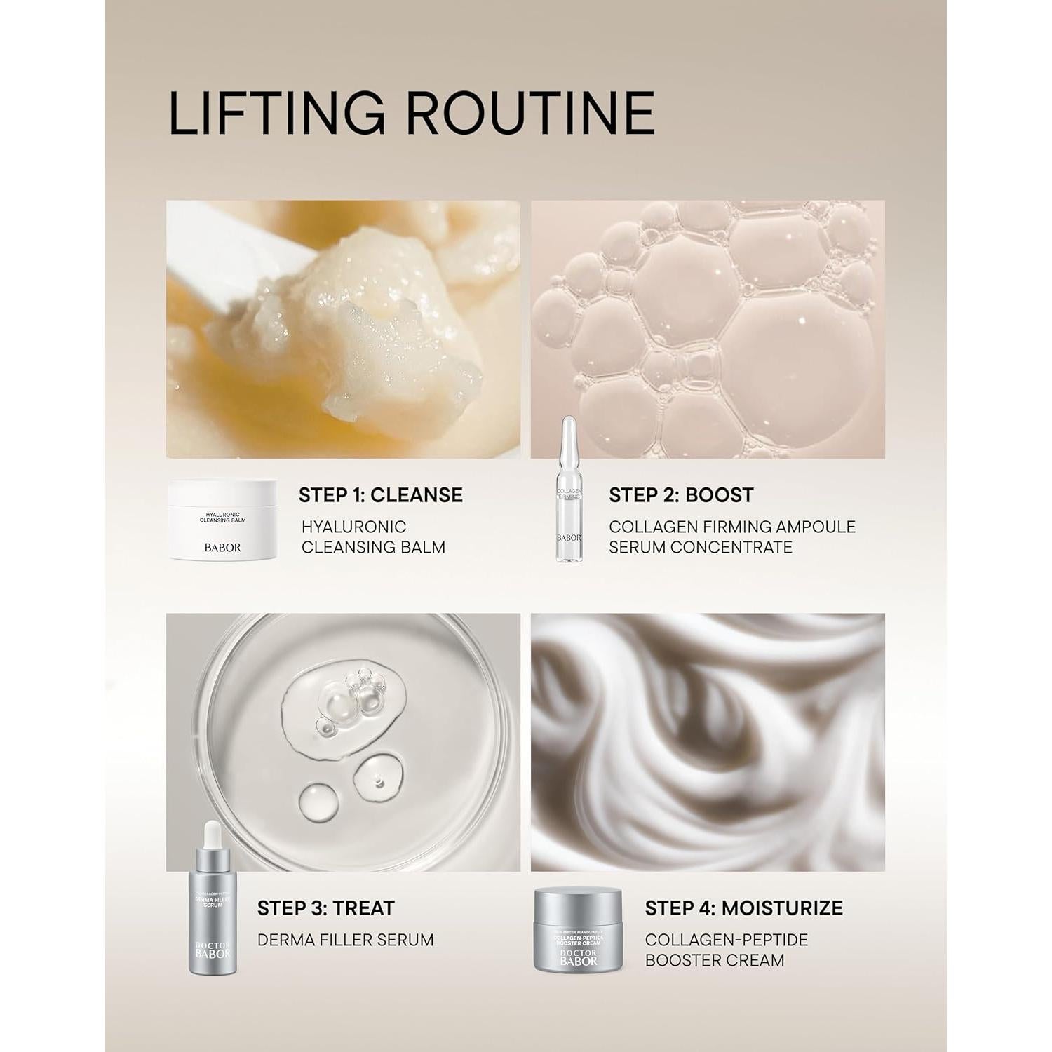 Ampollas de Colágeno Reafirmante BABOR - Suero Antienvejecimiento