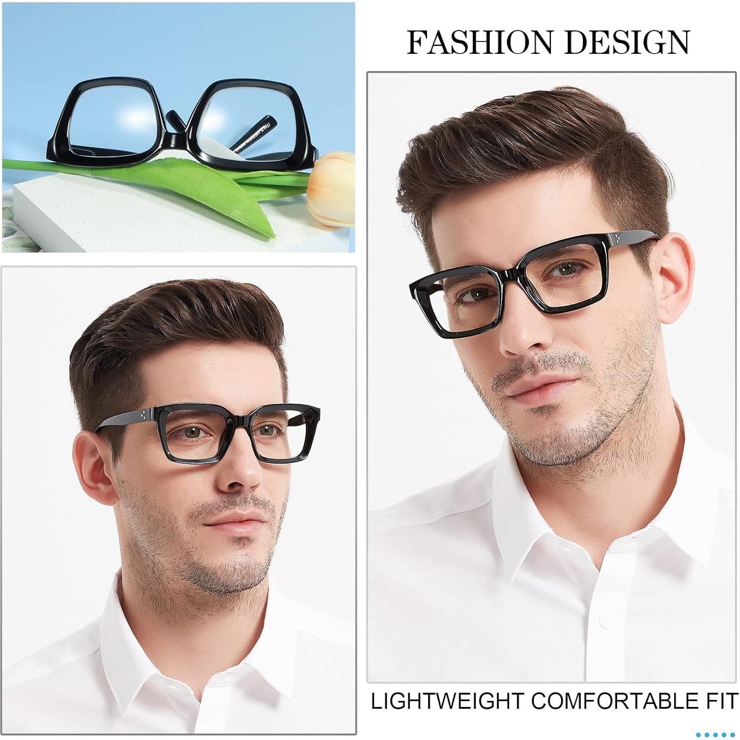 Gafas de Lectura Retro MARE AZZURO Hombres 3.0 Cuadradas