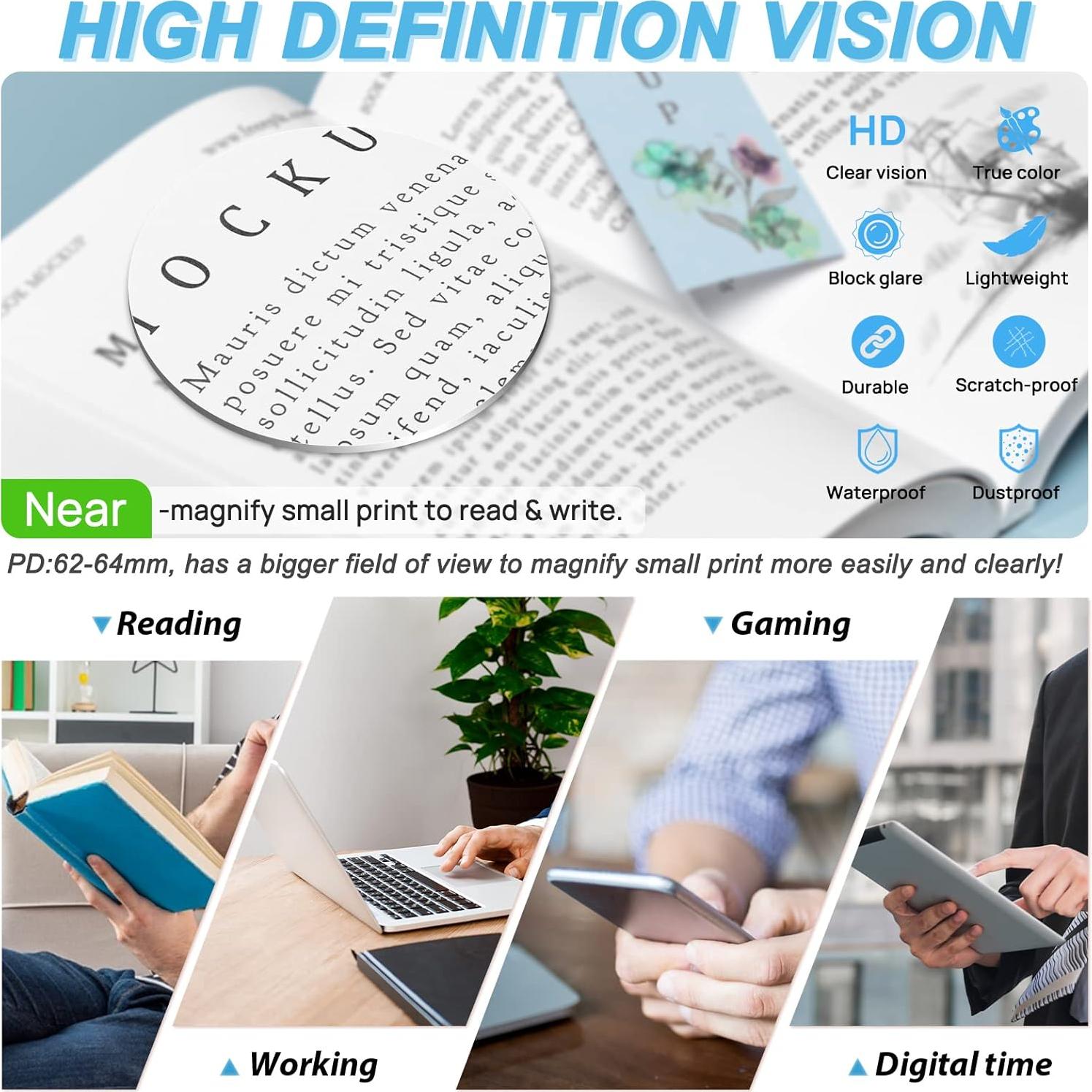 Gafas de Lectura Retro Cuadradas MARE AZZURO 1.75 Verde