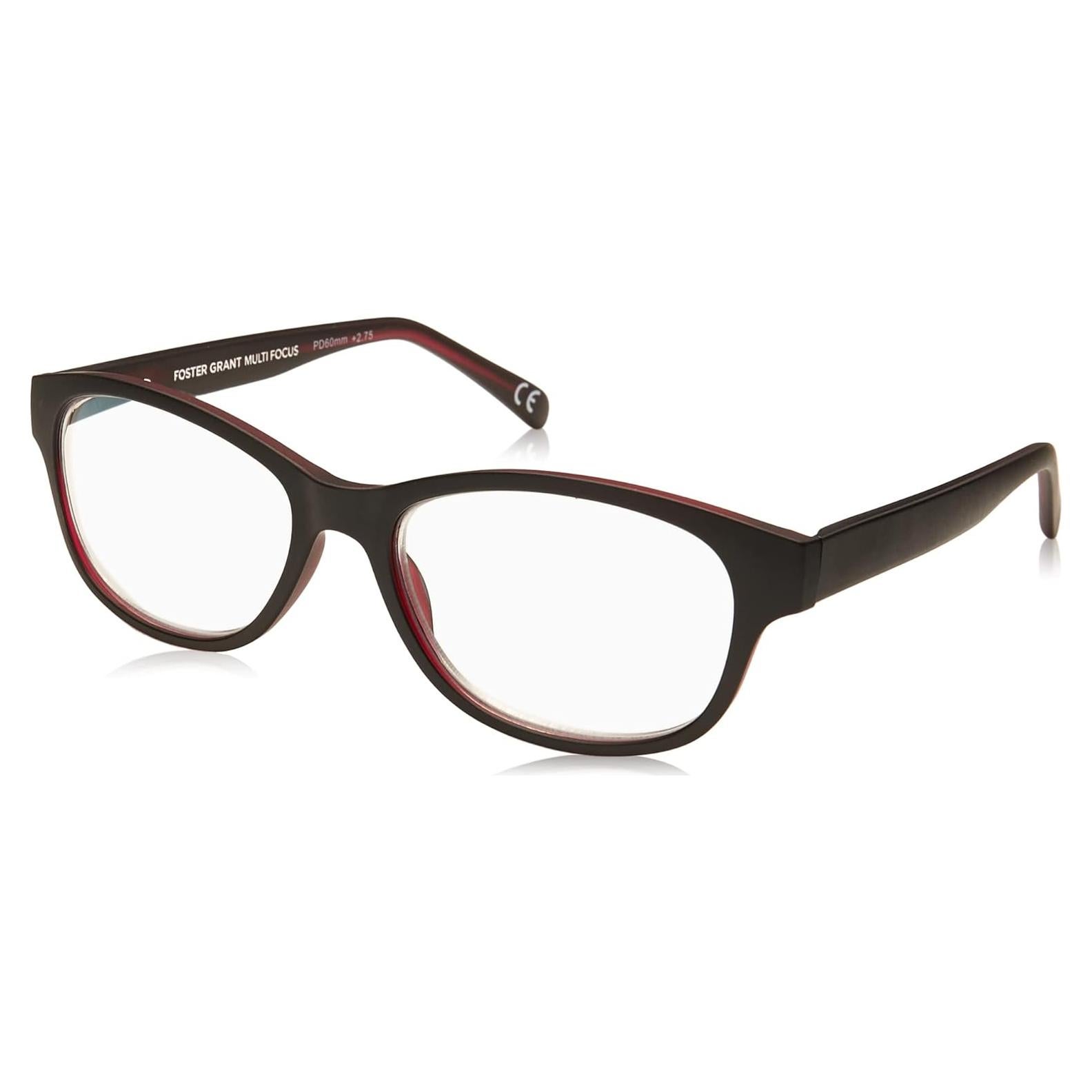 Gafas de lectura multifocal Foster Grant Zera 1.5x negras