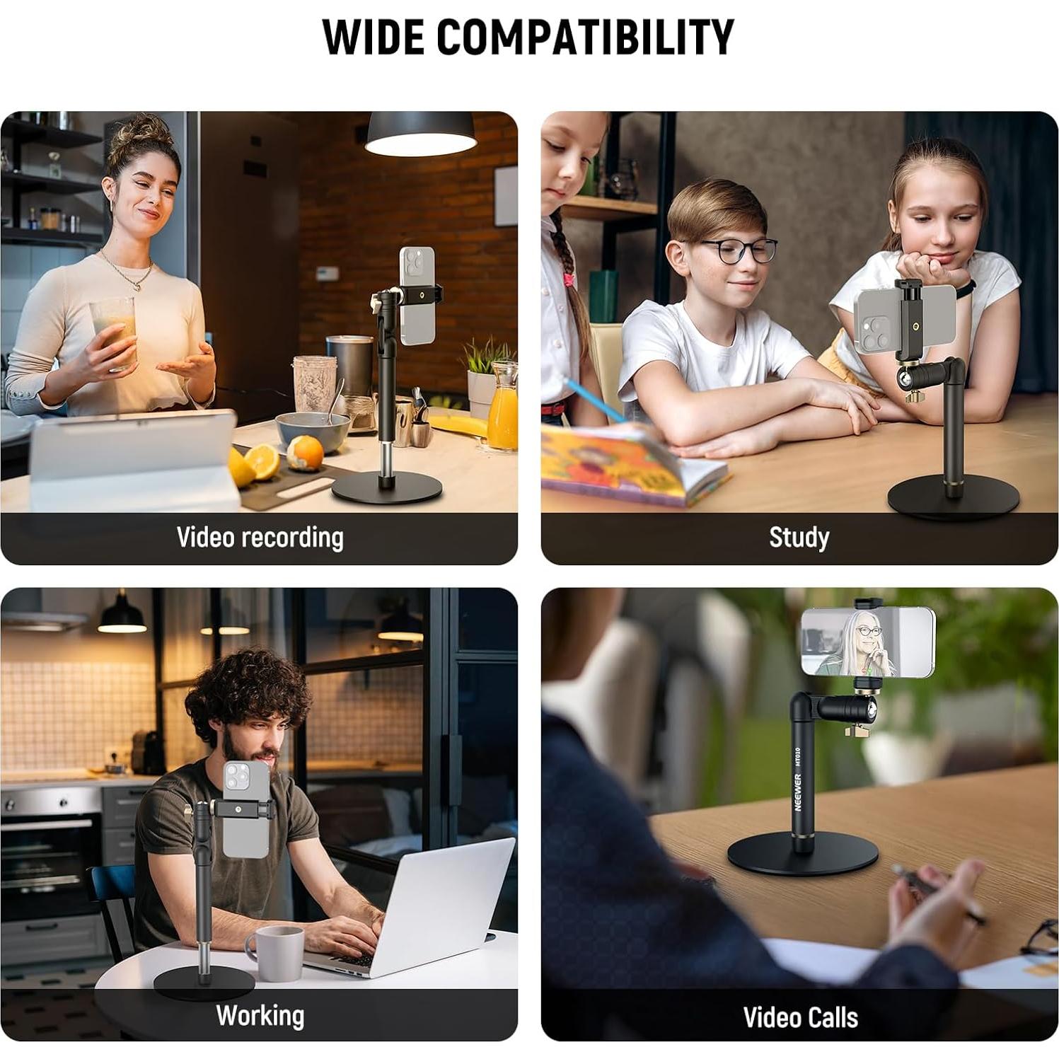 Soporte para Teléfono Móvil NEEWER MT010 Ajustable de Escritorio