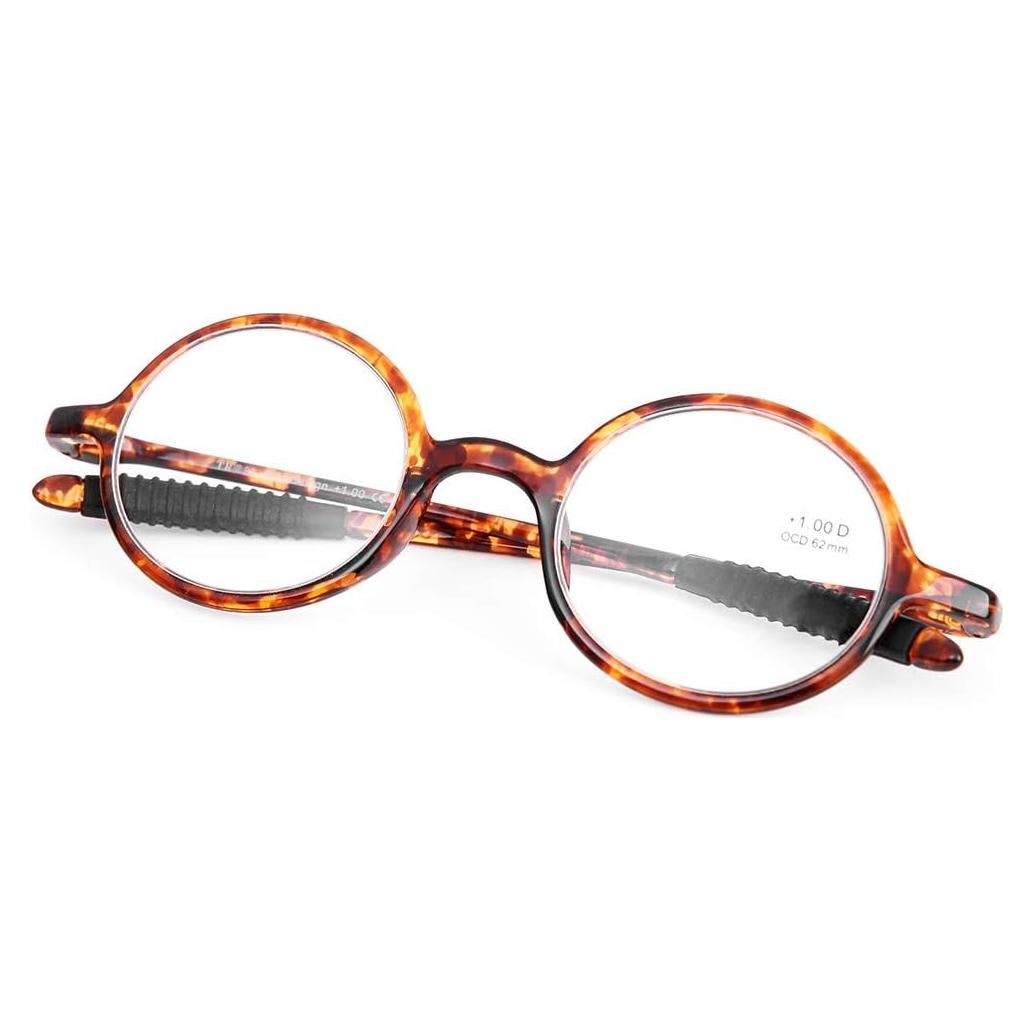 Gafas de lectura DOOViC tortuga +2.00 unisex flexibles