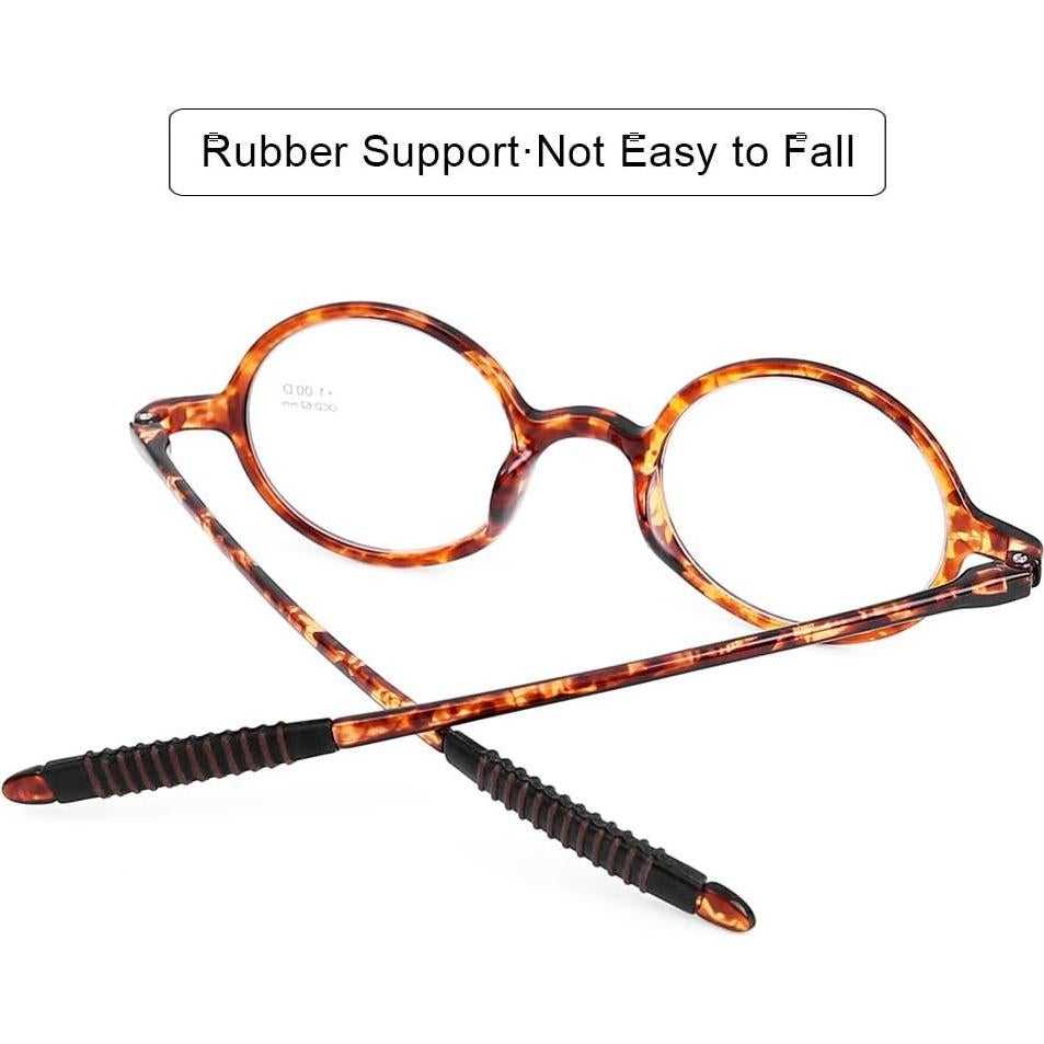 Gafas de lectura DOOViC tortuga +2.00 unisex flexibles