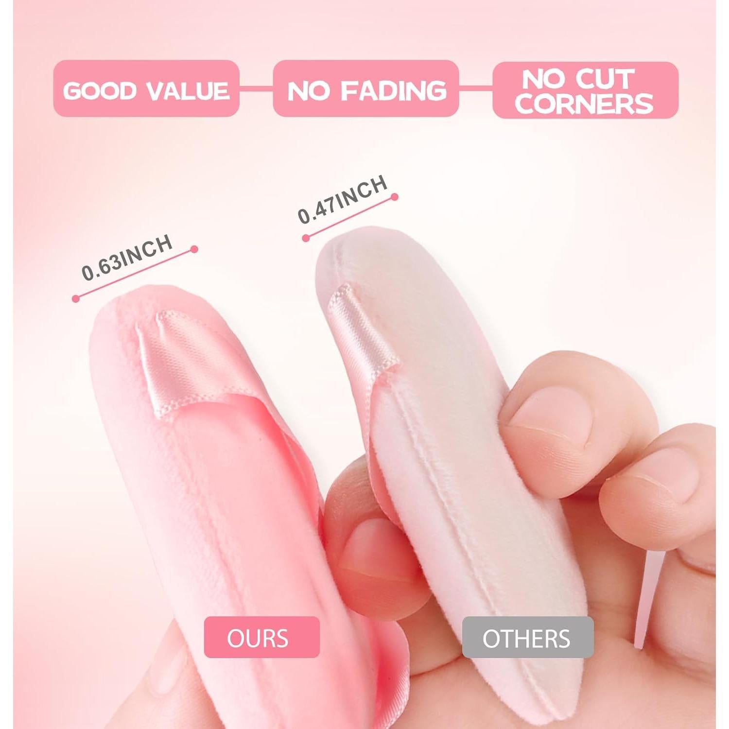 Set de 8 Esponjas de Maquillaje Triangulares Dr.Lee - Velour