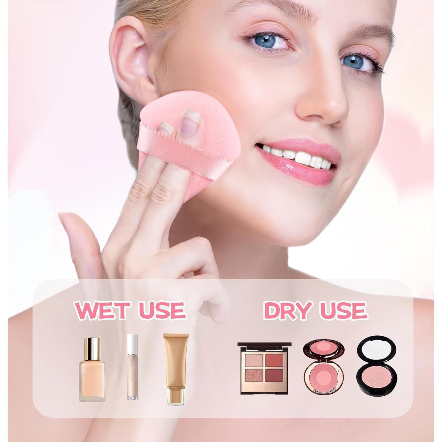 Set de 8 Esponjas de Maquillaje Triangulares Dr.Lee - Velour