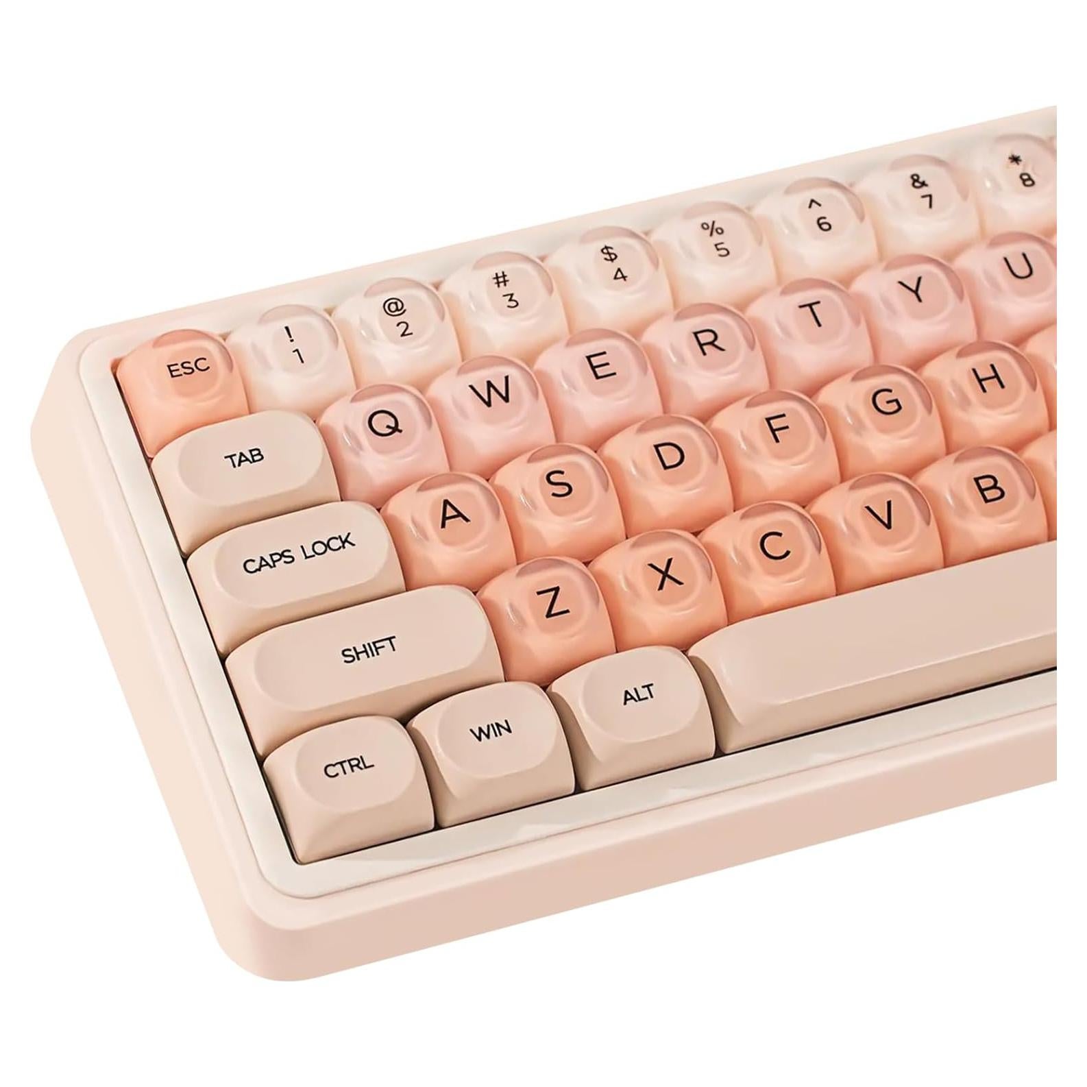 Juego de Teclas PBT MOA 130 Teclas Gradiente Rosa Coomickey