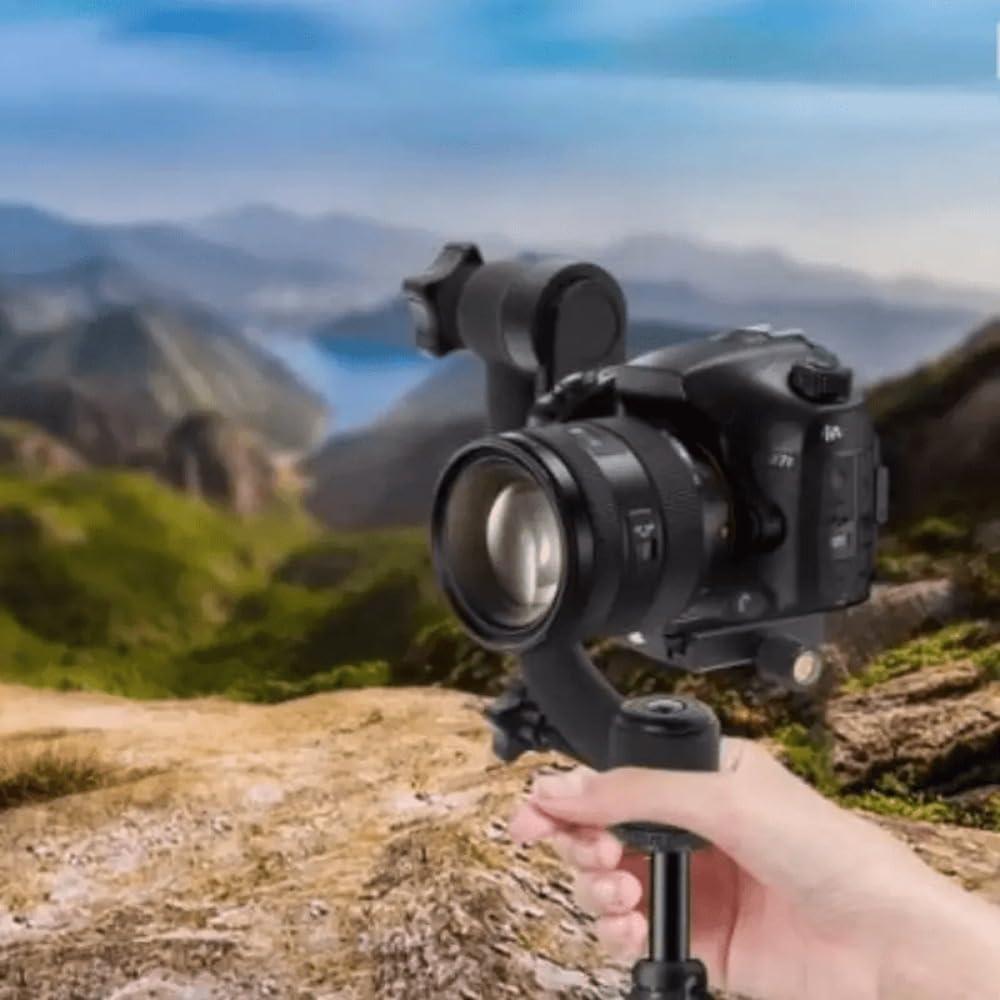 Cabezal de trípode gimbal de aluminio 360° para DSLR