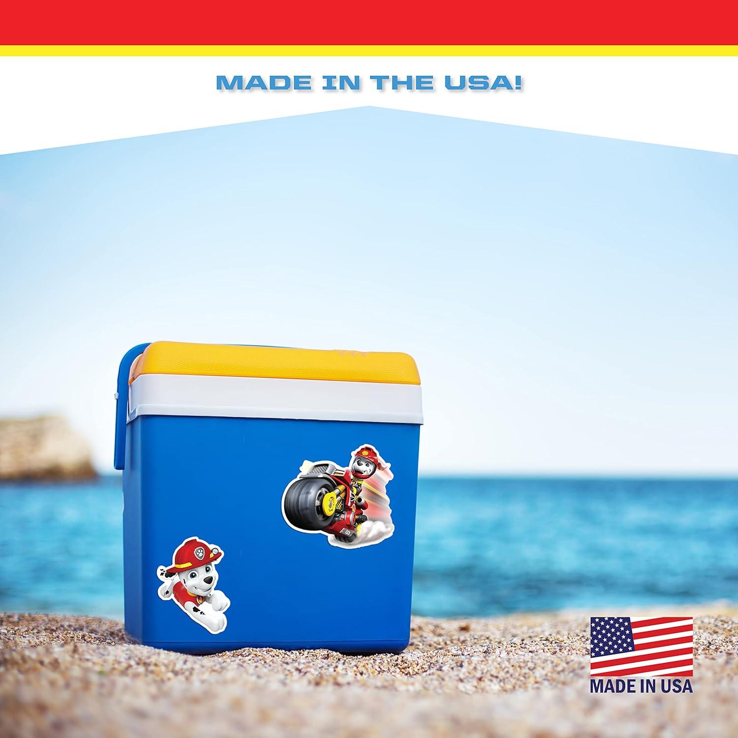 Calcomanías Paw Patrol Marshall - Set de 3 Vinilo Decorativo