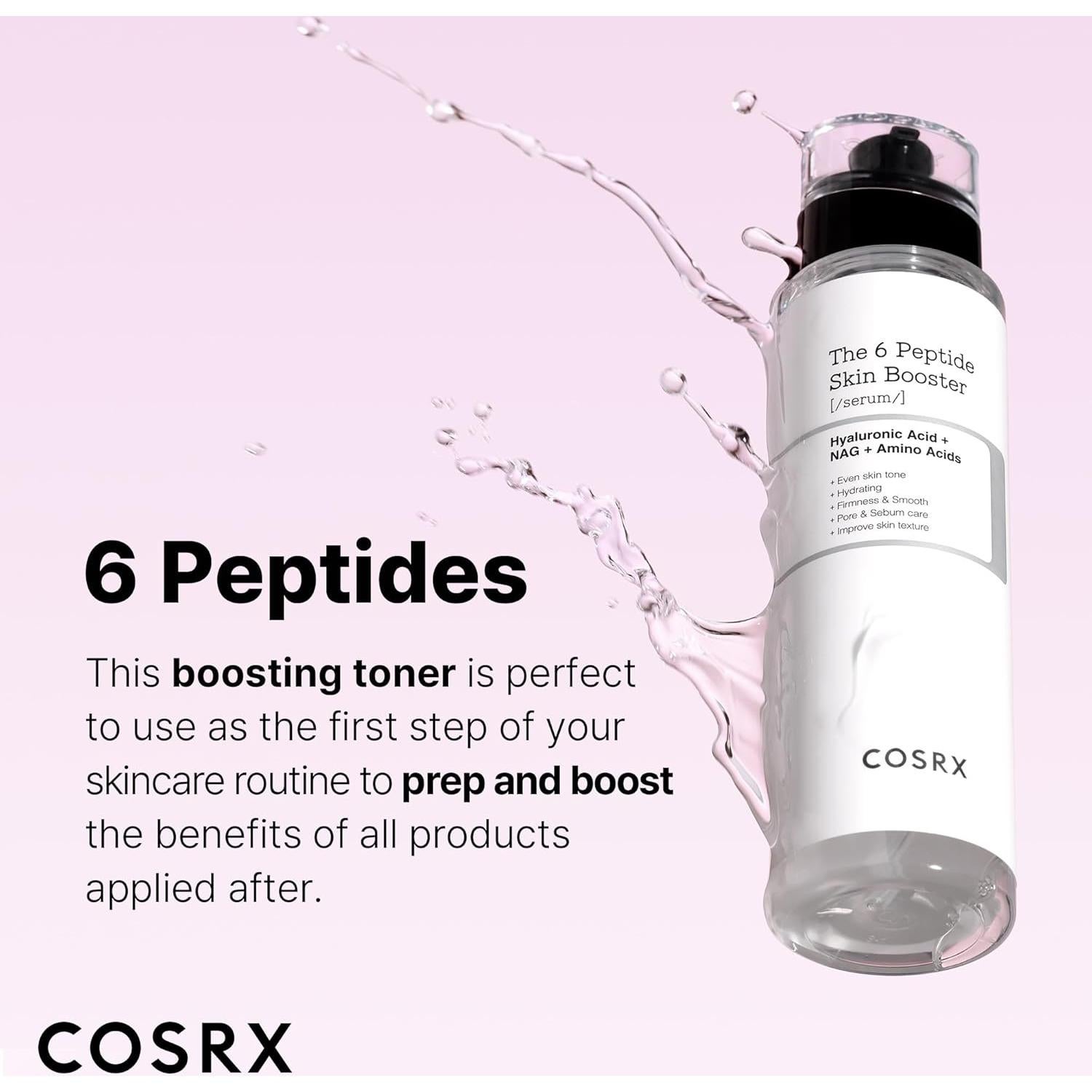 Suero Tonificante COSRX 6X con Péptidos y Niacinamida 150ml