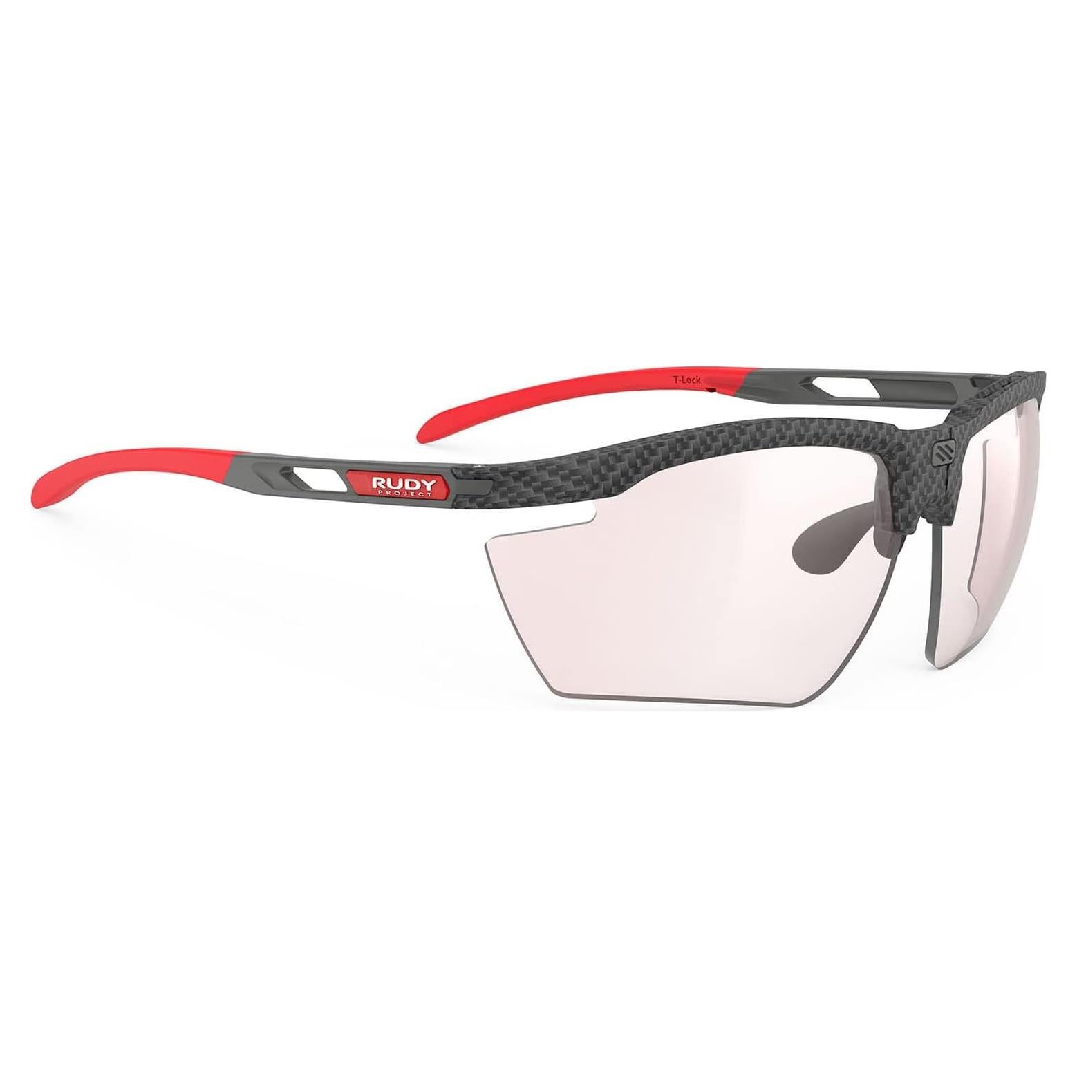 Gafas de sol Rudy Project Sport Magnus Carbono/Rojo