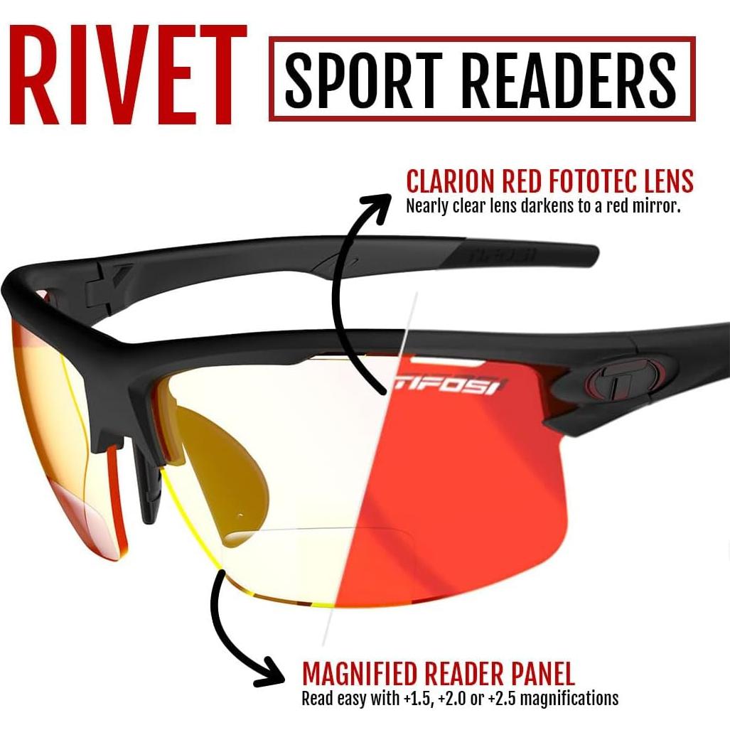 Gafas de sol Rivet Sport +1.5 para ciclismo y deportes