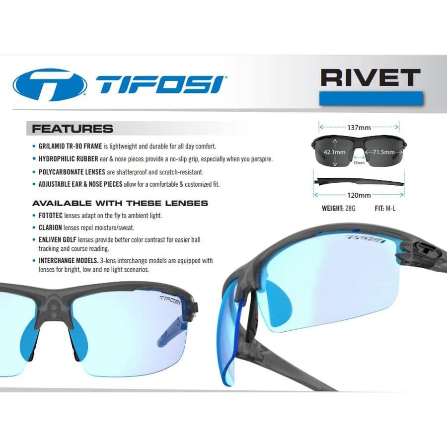 Gafas de sol Rivet Sport con 3 lentes intercambiables