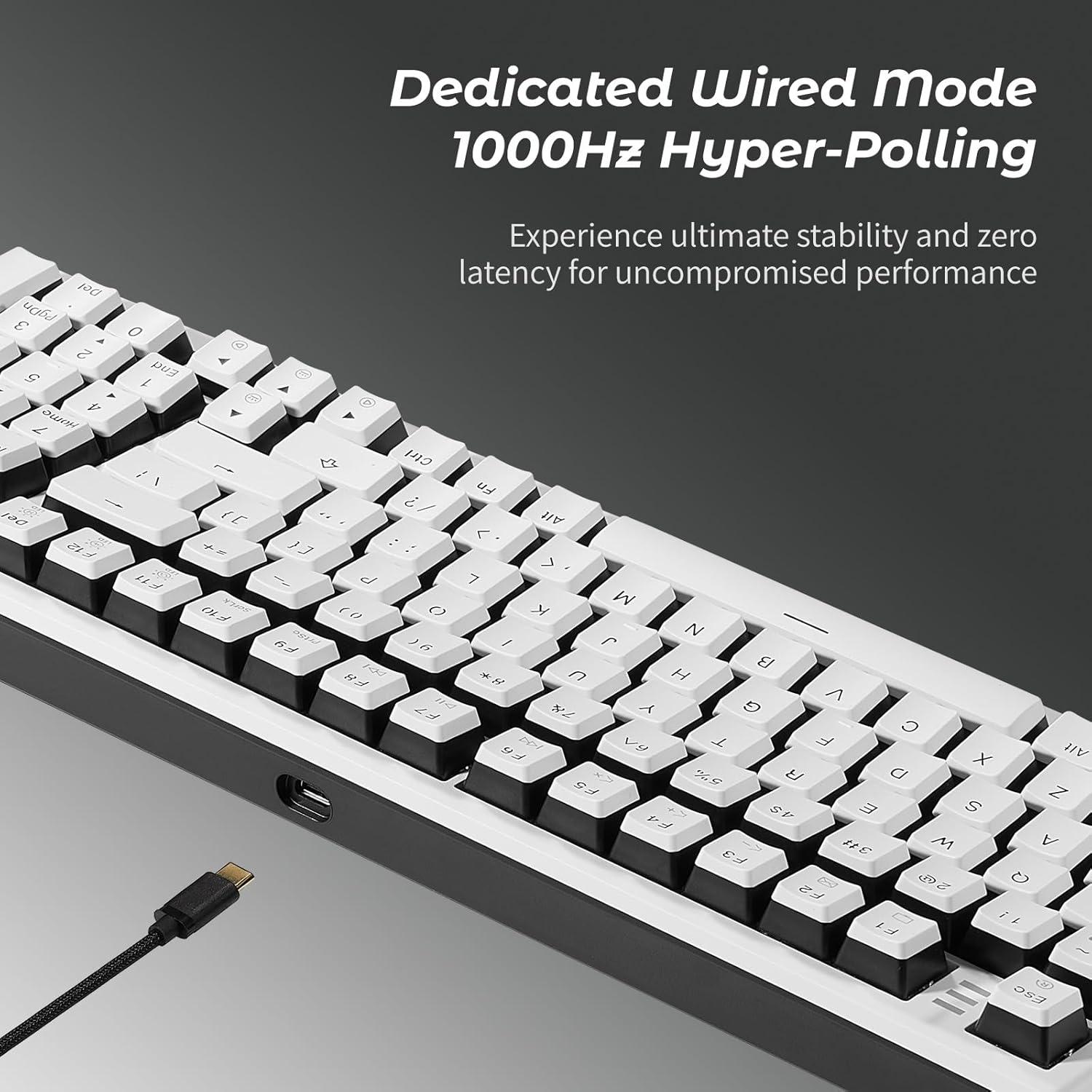 Teclado Mecánico Hexgears X4 USB-C Retroiluminado 99 Teclas