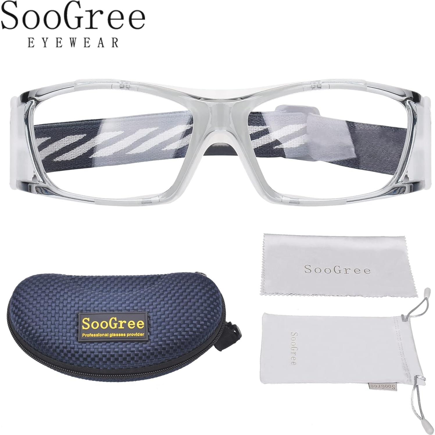 Gafas de Protección Baloncesto Unisex PC Gris/Blanco