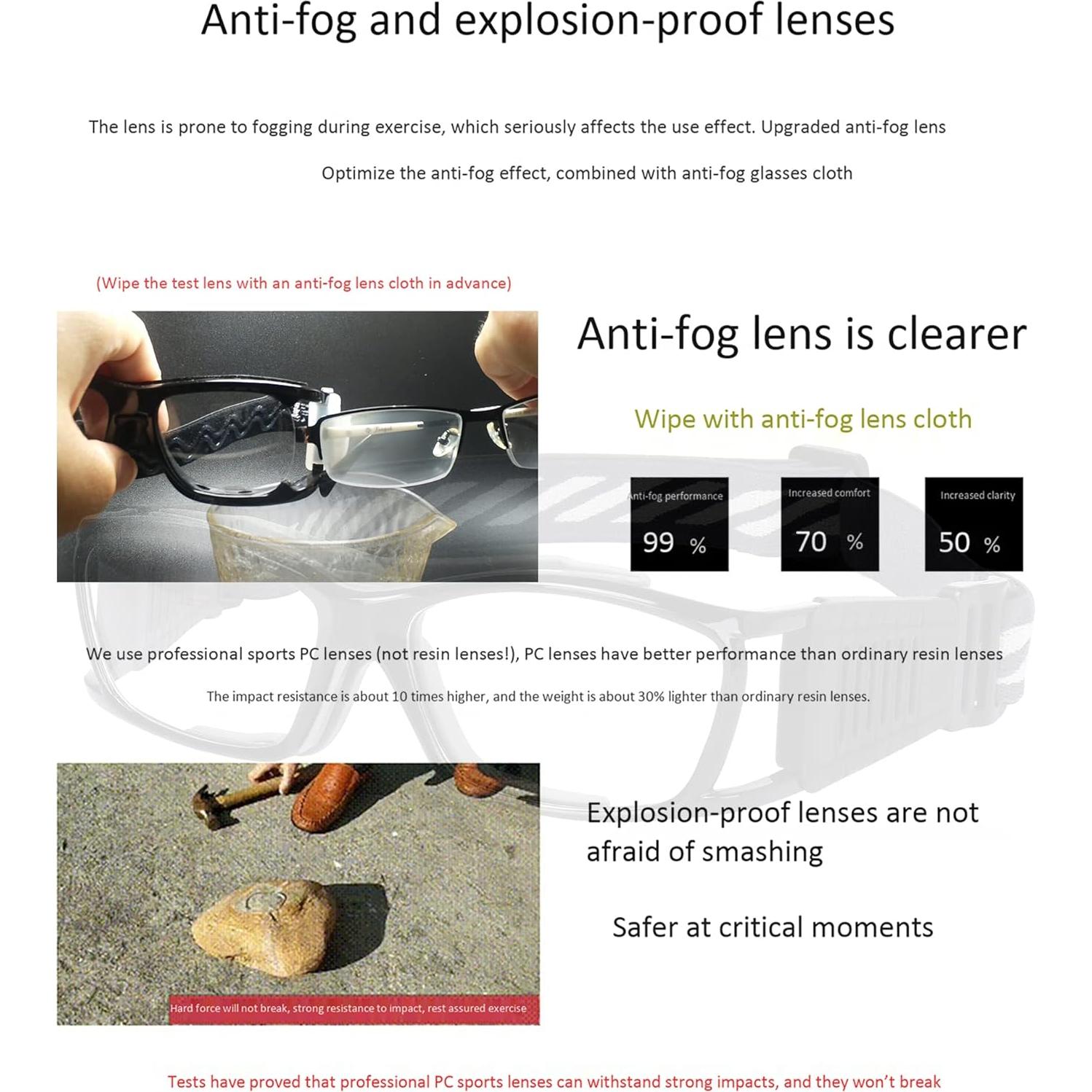 Gafas de Baloncesto PC Marca X - Protección y Comodidad