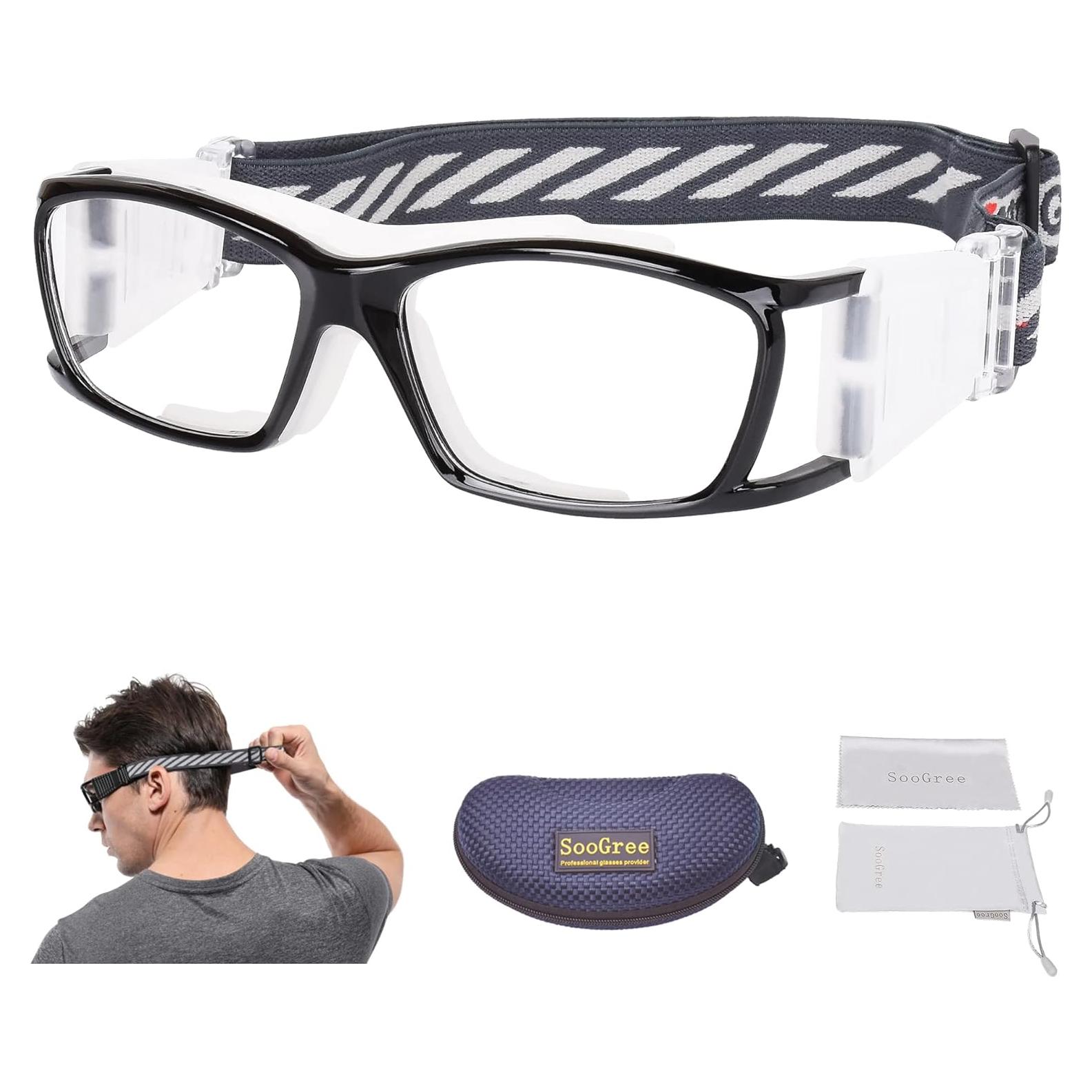 Gafas de Baloncesto Protección PC Ajustables Unisex