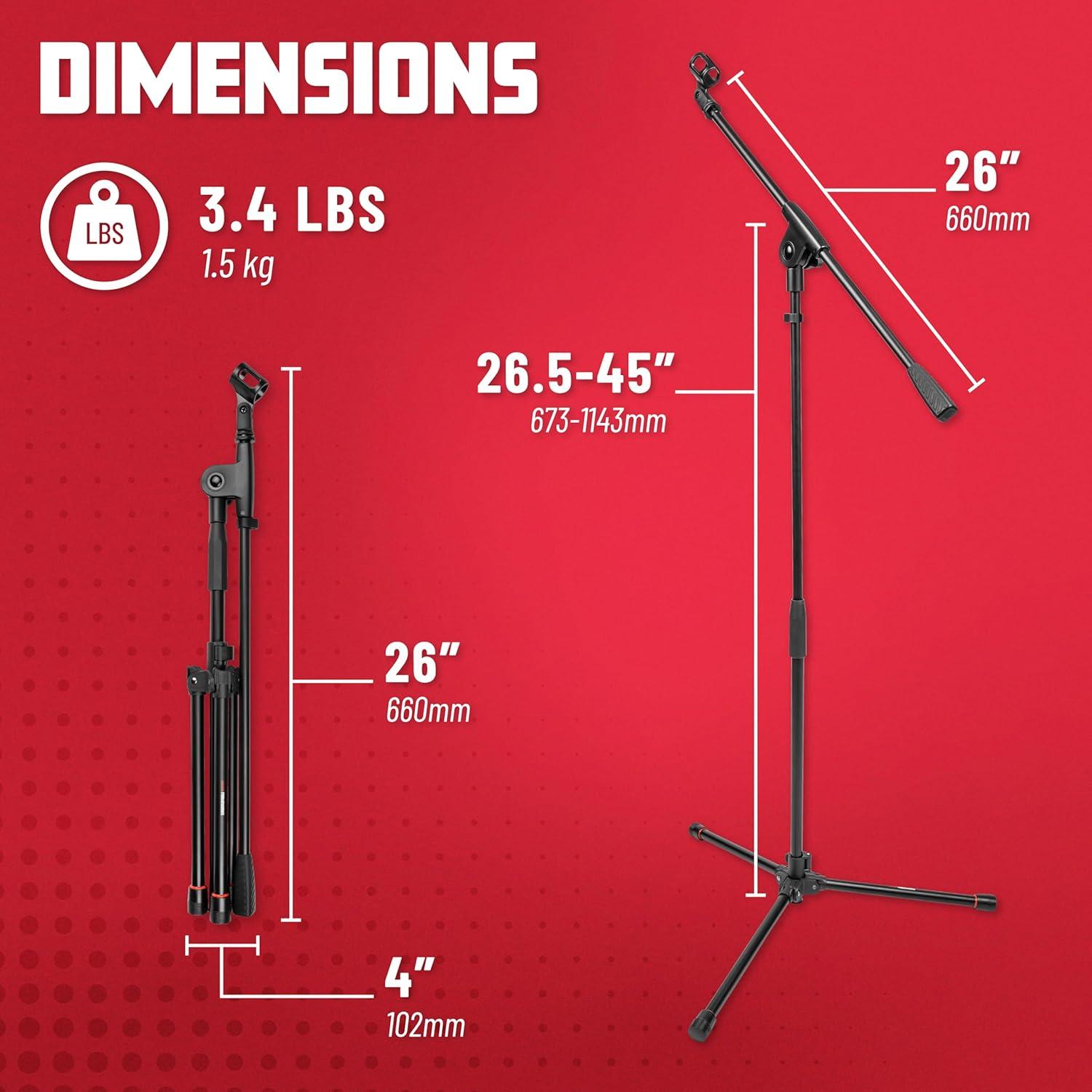 Soporte de Micrófono Tripode Gator Frameworks GFW-MIC-1500