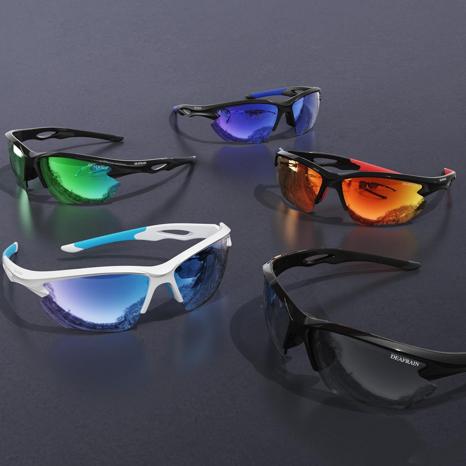 Gafas de sol deportivas DEAFRAIN Dfsg21b polarizadas UV400