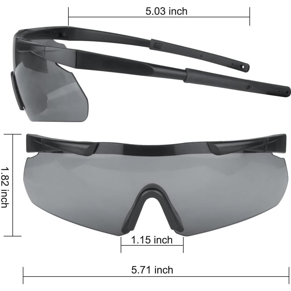 Gafas Tácticas Xaegistac 3 Lentes Intercambiables Unisex