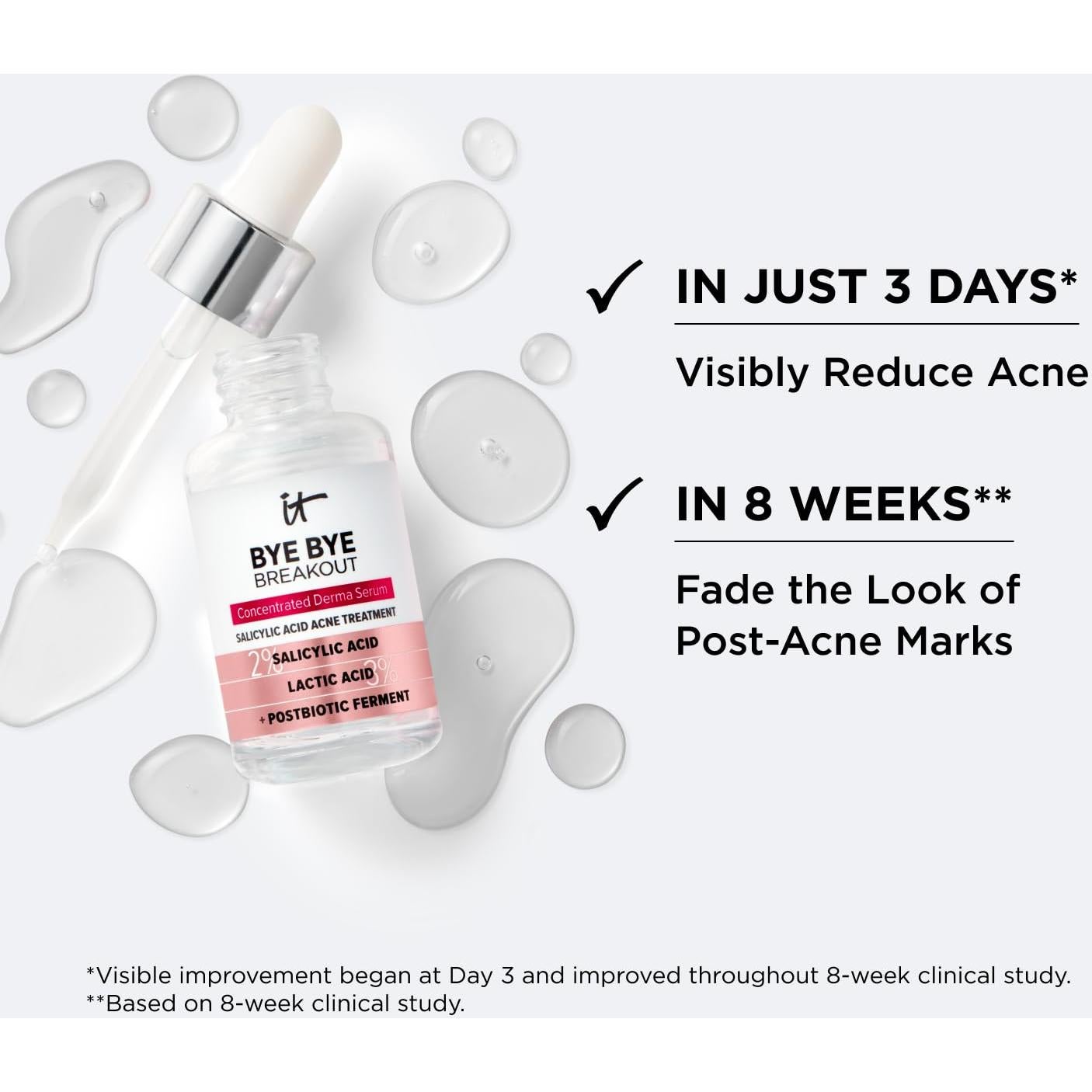 Suero Facial Tratamiento de Acné IT Cosmetics 29.57 ml