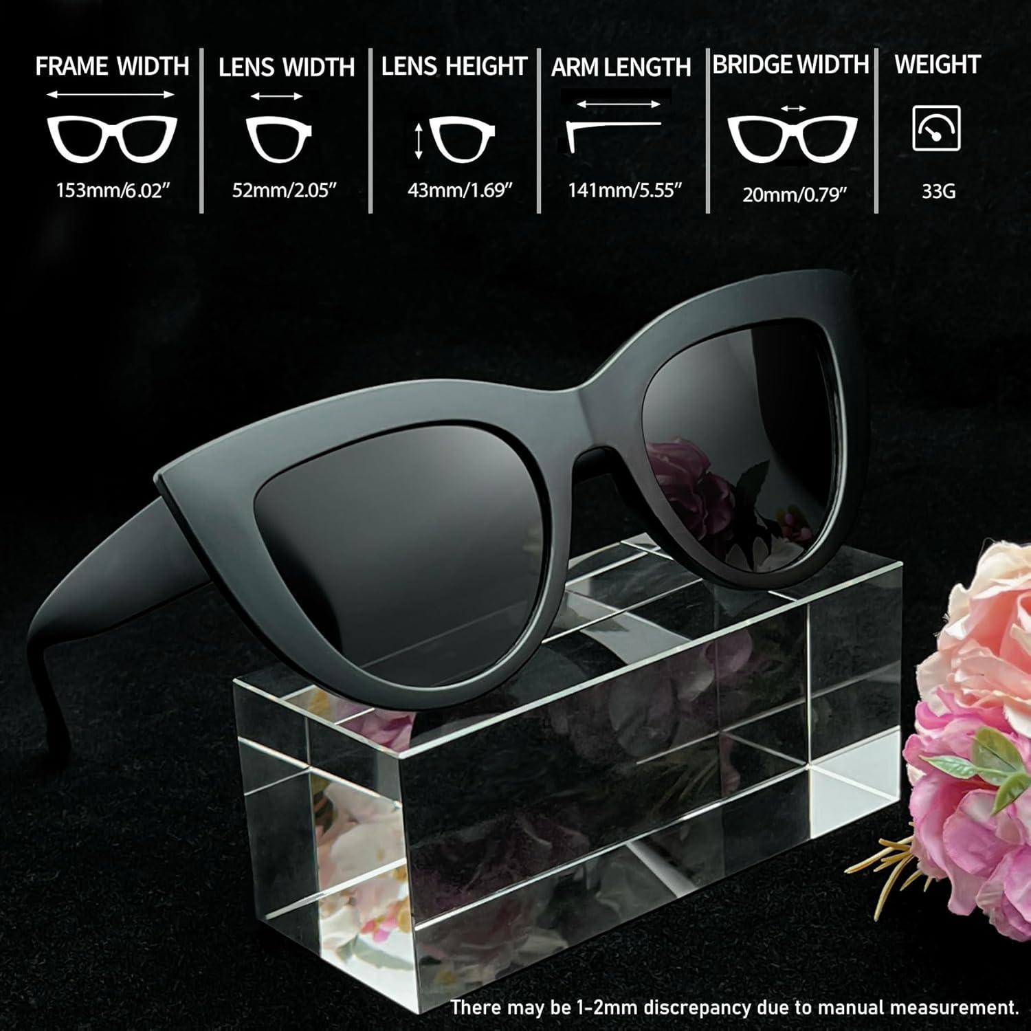 Gafas de sol Joopin ojo de gato polarizadas para mujer