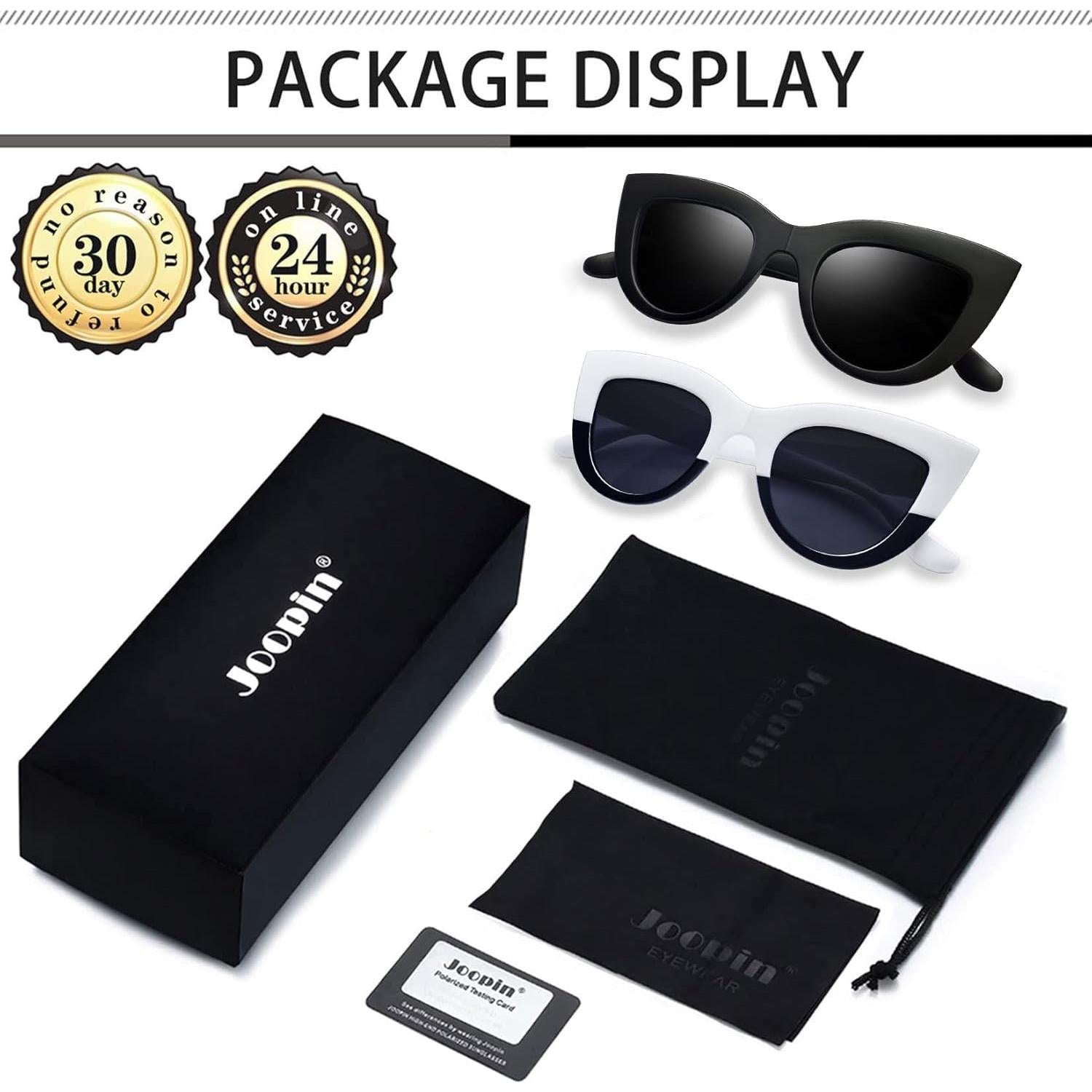 Gafas de sol Joopin ojo de gato polarizadas para mujer