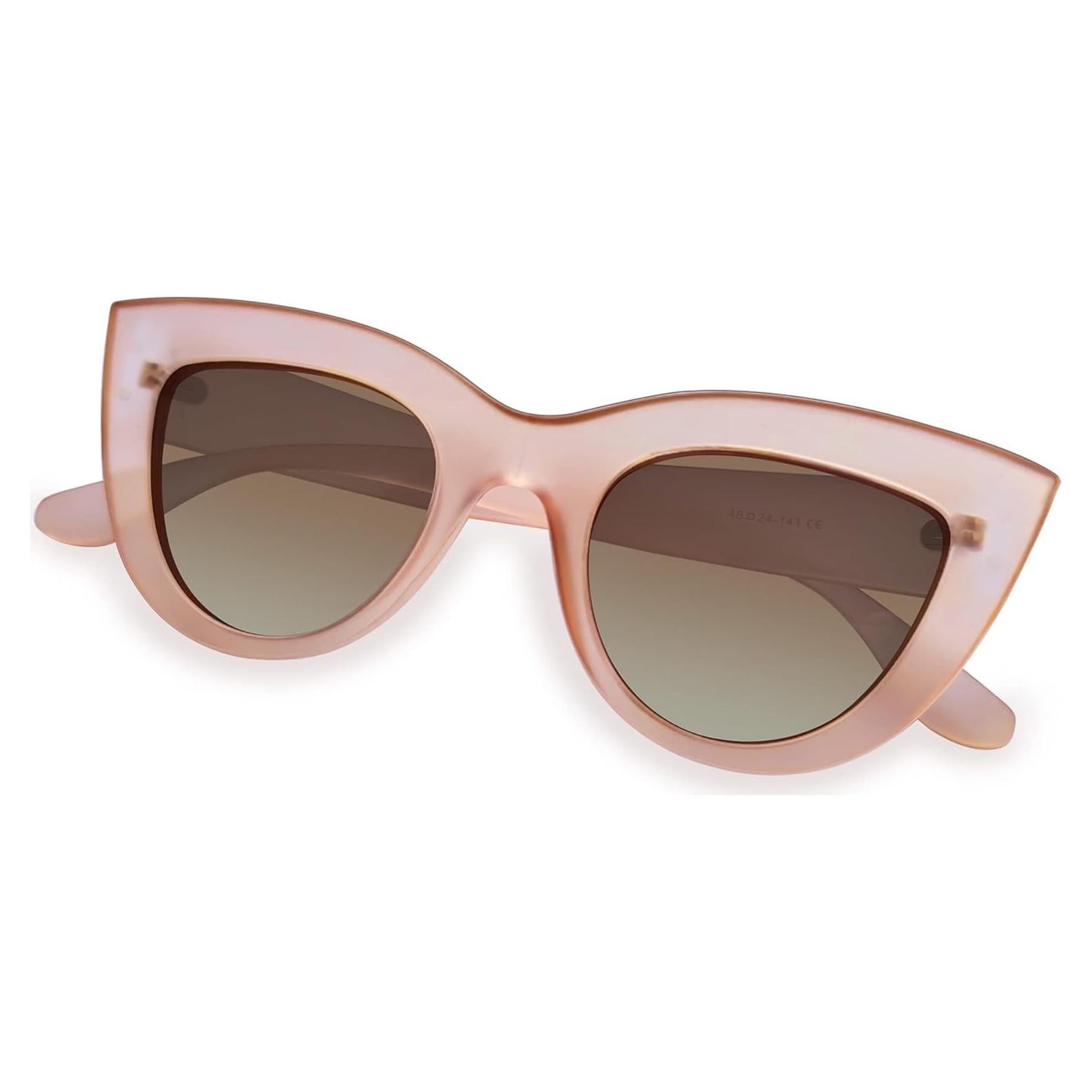 Gafas de sol Joopin cateye polarizadas rosa UV400 para mujer