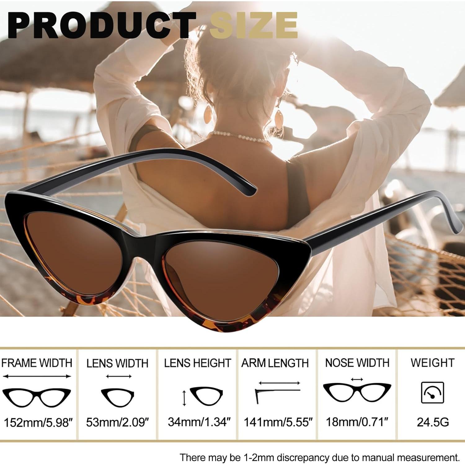 Gafas de sol Joopin cat eye polarizadas UV400 para mujer