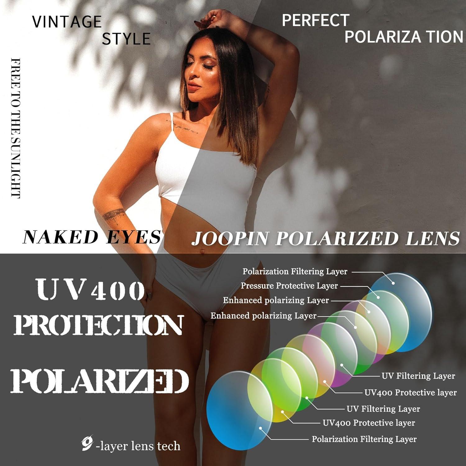 Gafas de sol ojo de gato Joopin polarizadas para mujer