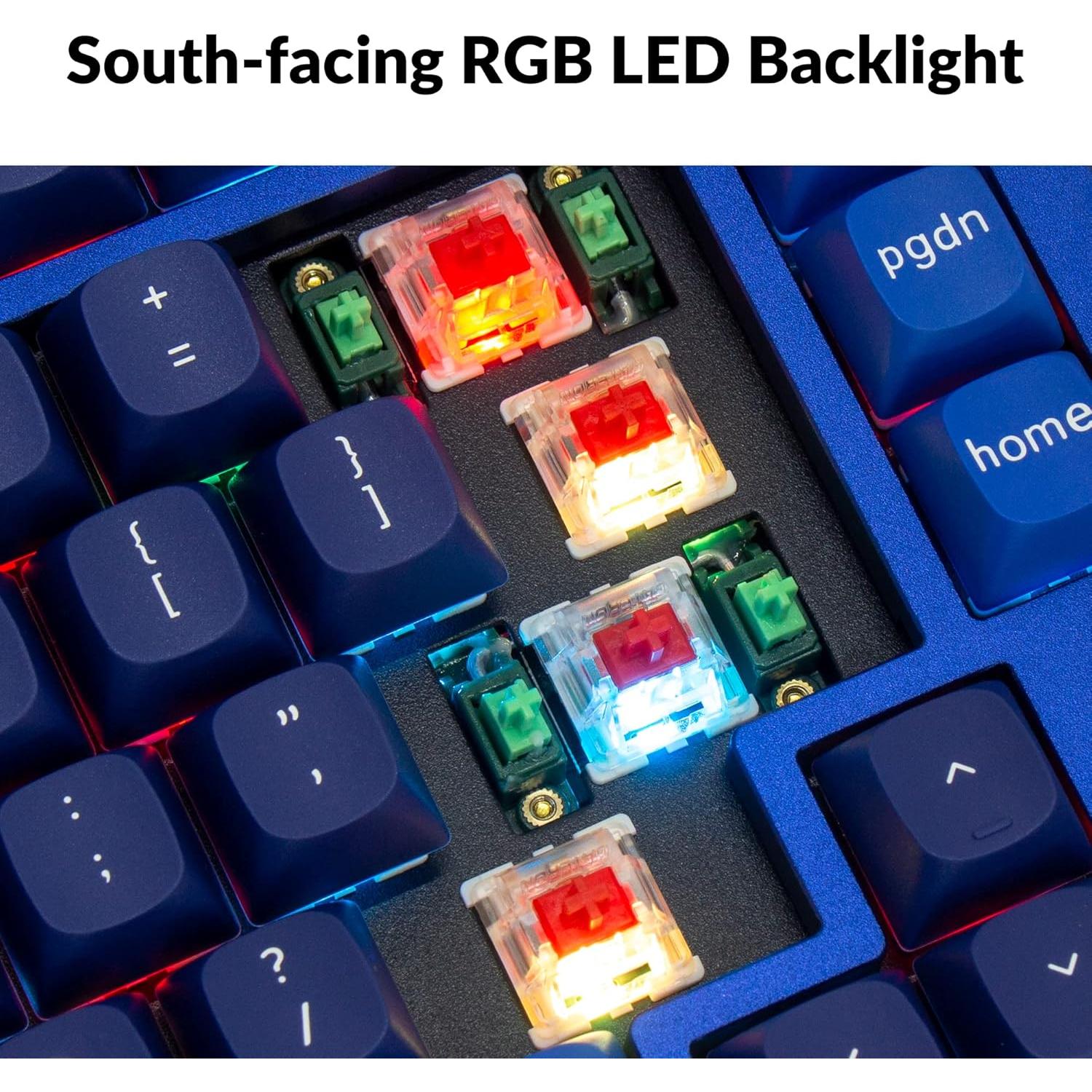Teclado Mecánico Keychron Q1 RGB 75% Personalizable Azul