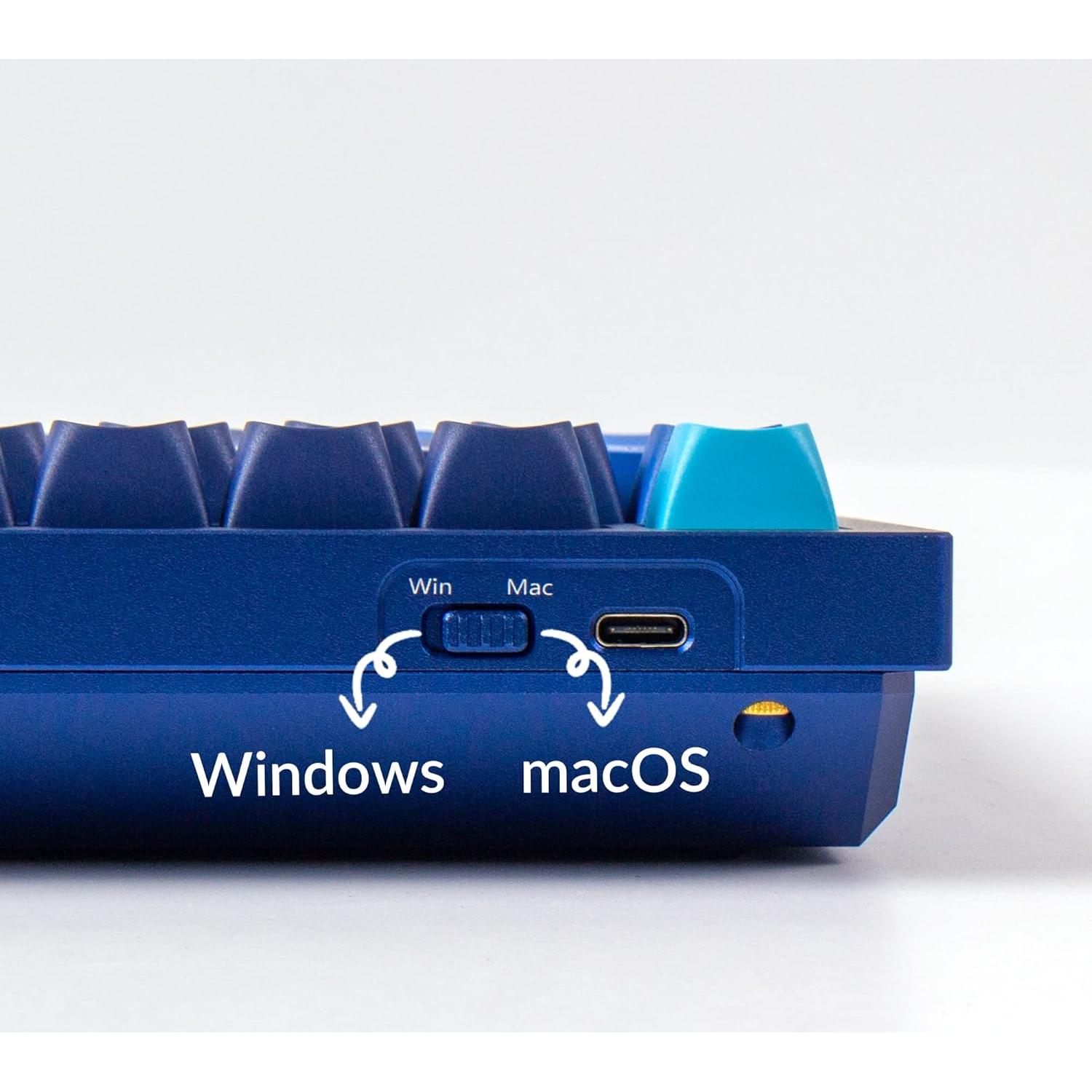 Teclado Mecánico Keychron Q1 RGB 75% Personalizable Azul