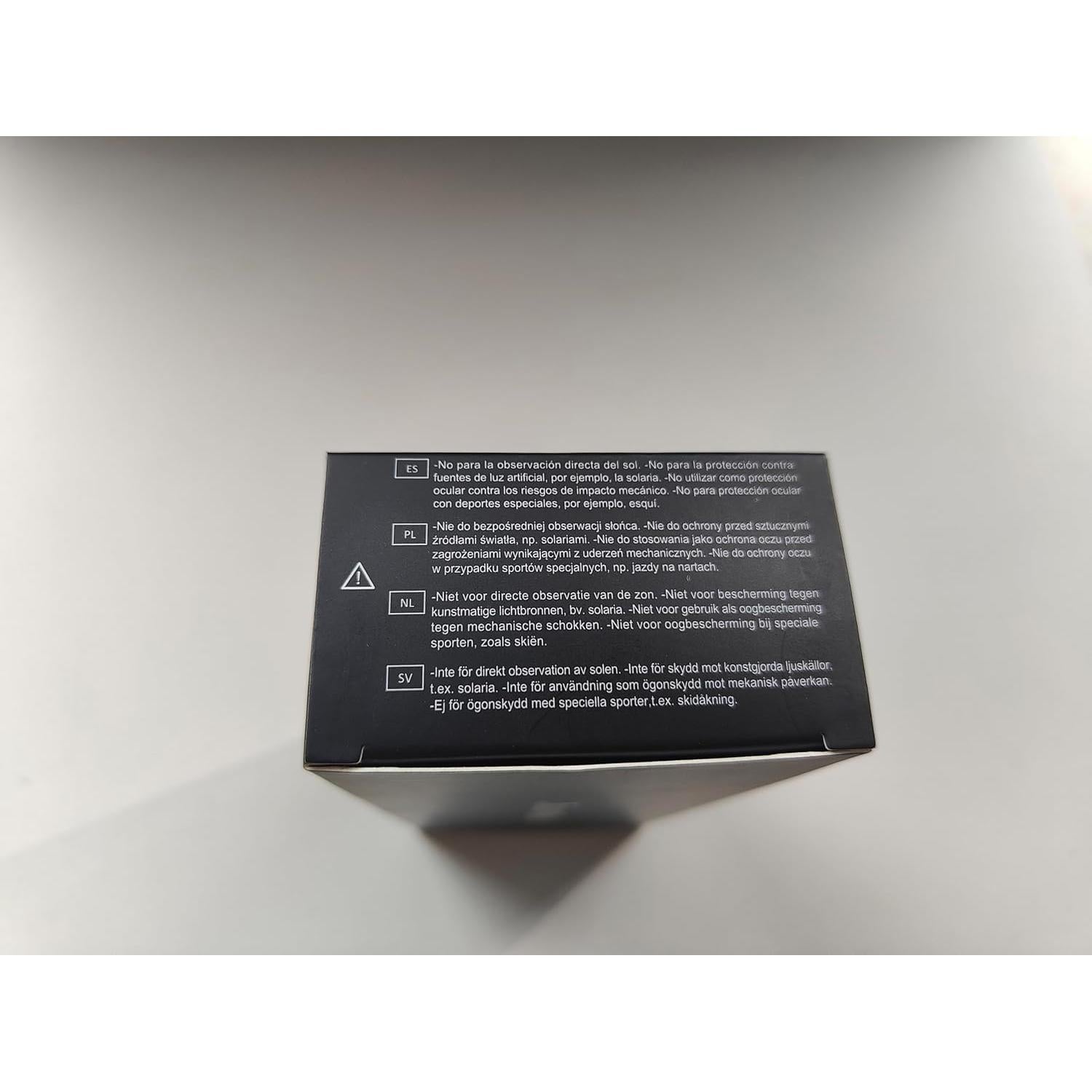 Gafas de sol cat eye Joopin UV400 polarizadas negras y blancas