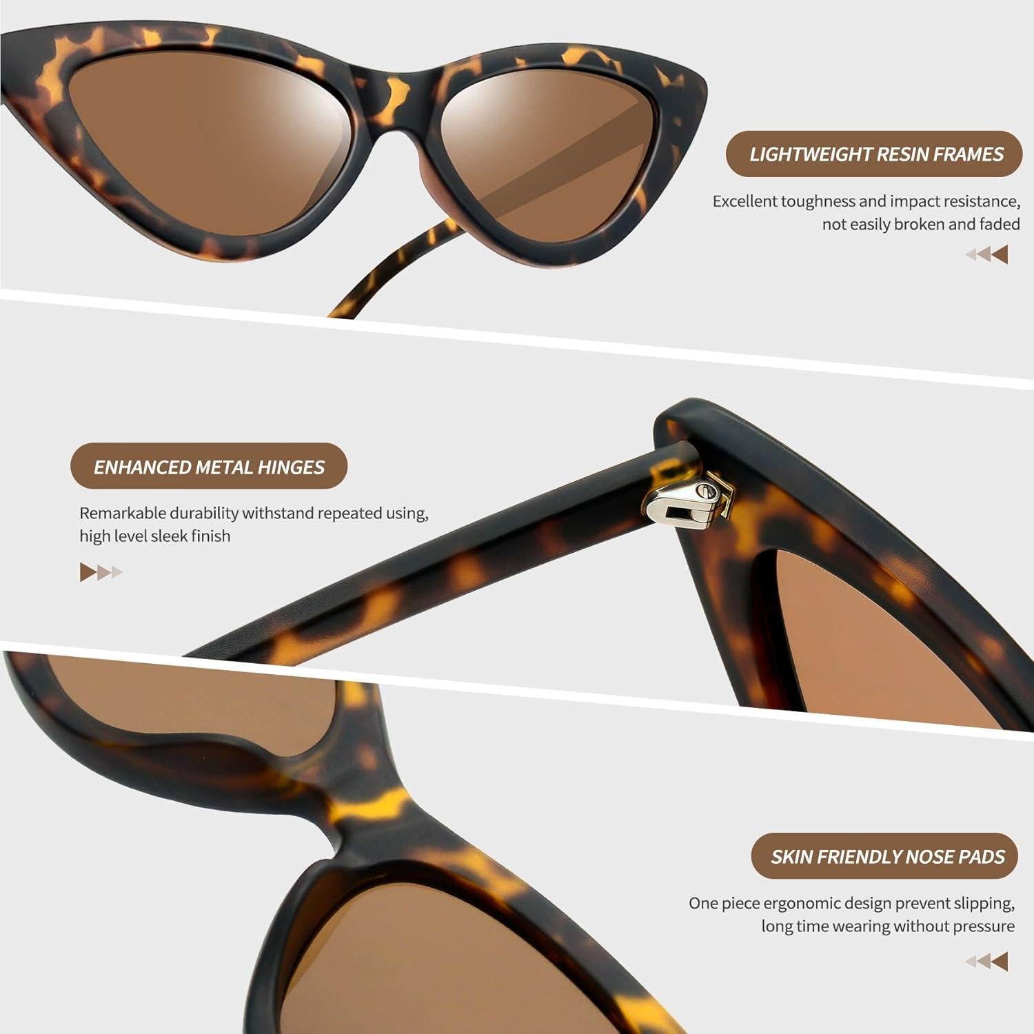 Gafas de sol cat eye Joopin polarizadas UV400 para mujer