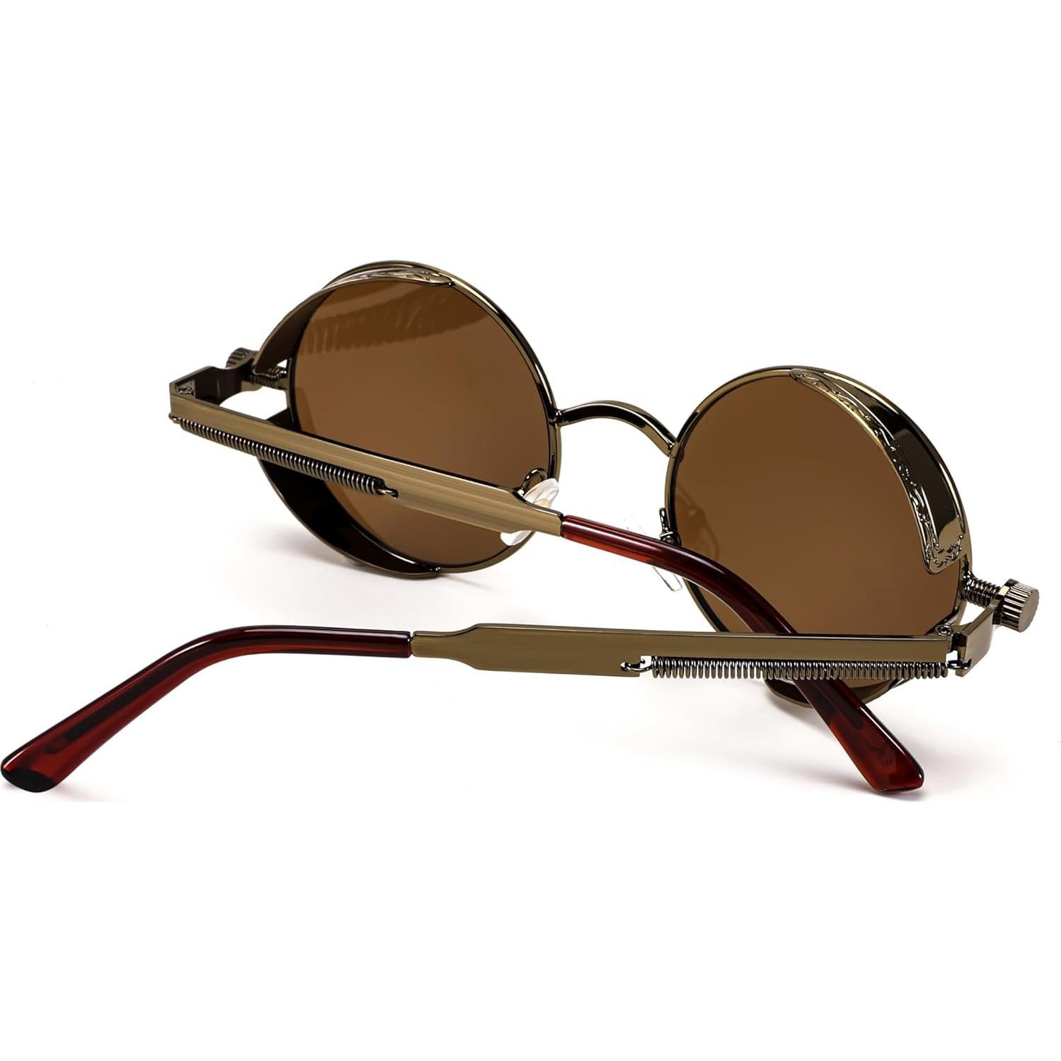 Gafas de Sol Retro Steampunk FEISEDY Modelo B1857 Bronce