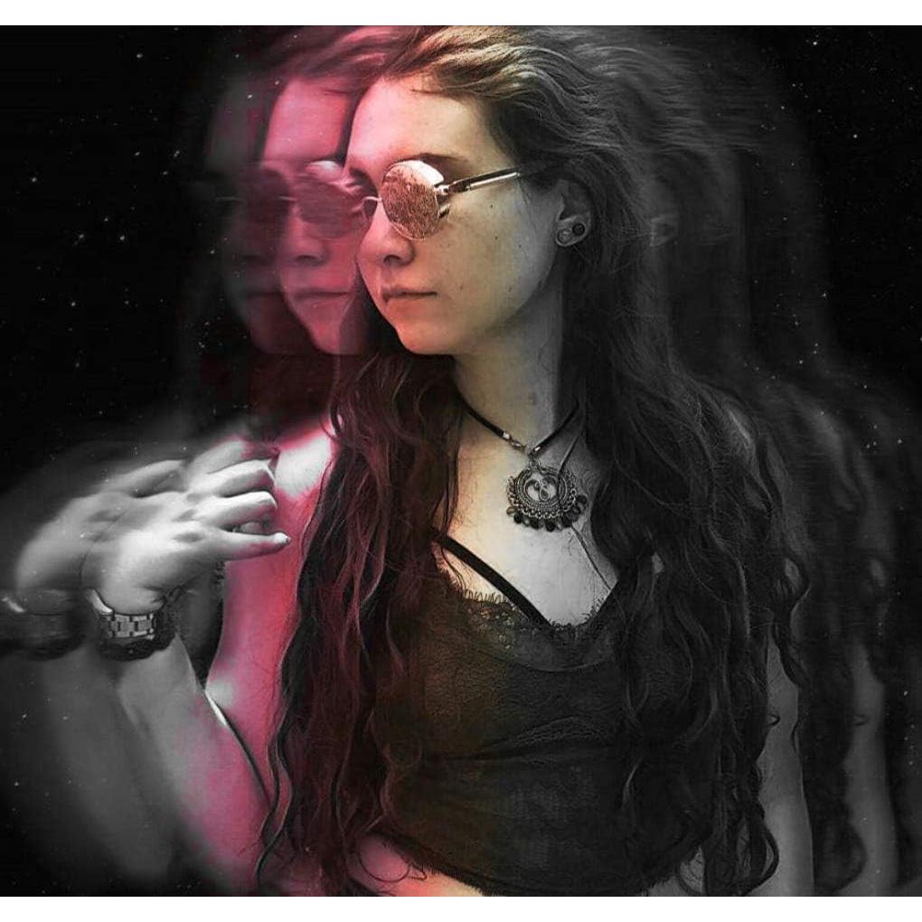 Gafas de Sol Retro Steampunk FEISEDY Oro/Rosa HD UV400