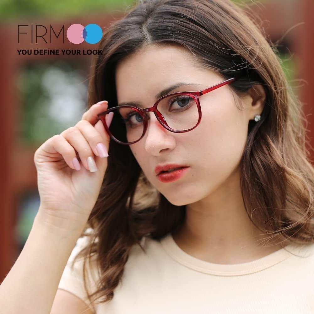 Gafas de lectura Firmoo rojas 2.0 con protección luz azul