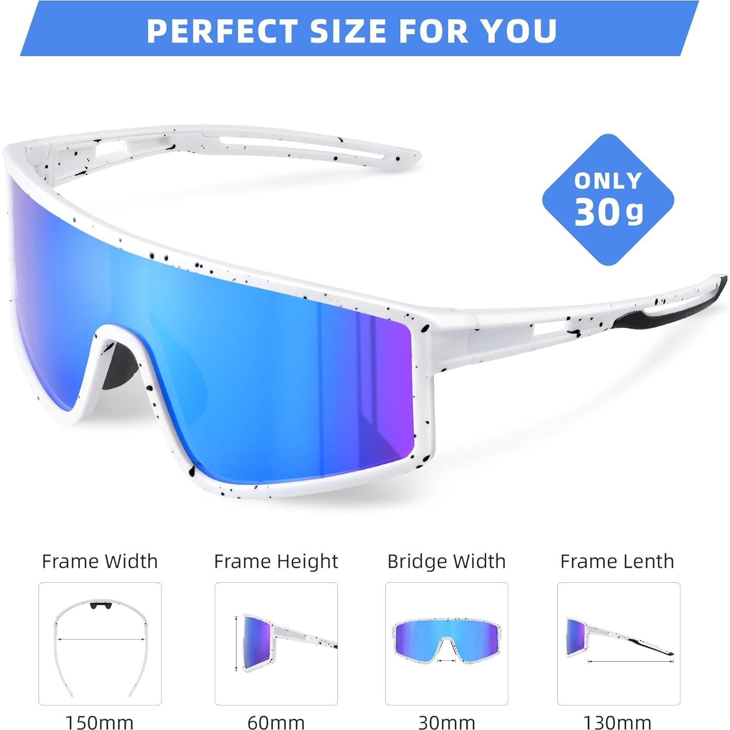 Gafas de sol deportivas Kegrimi para béisbol y ciclismo