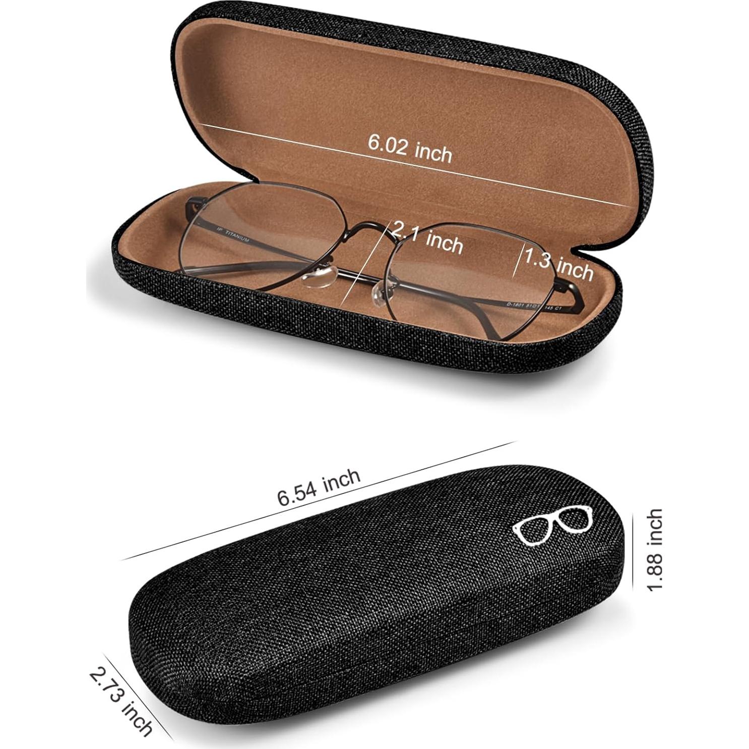 Estuche Duro para Gafas RayLove - Paquete de 3, Protección y Estilo