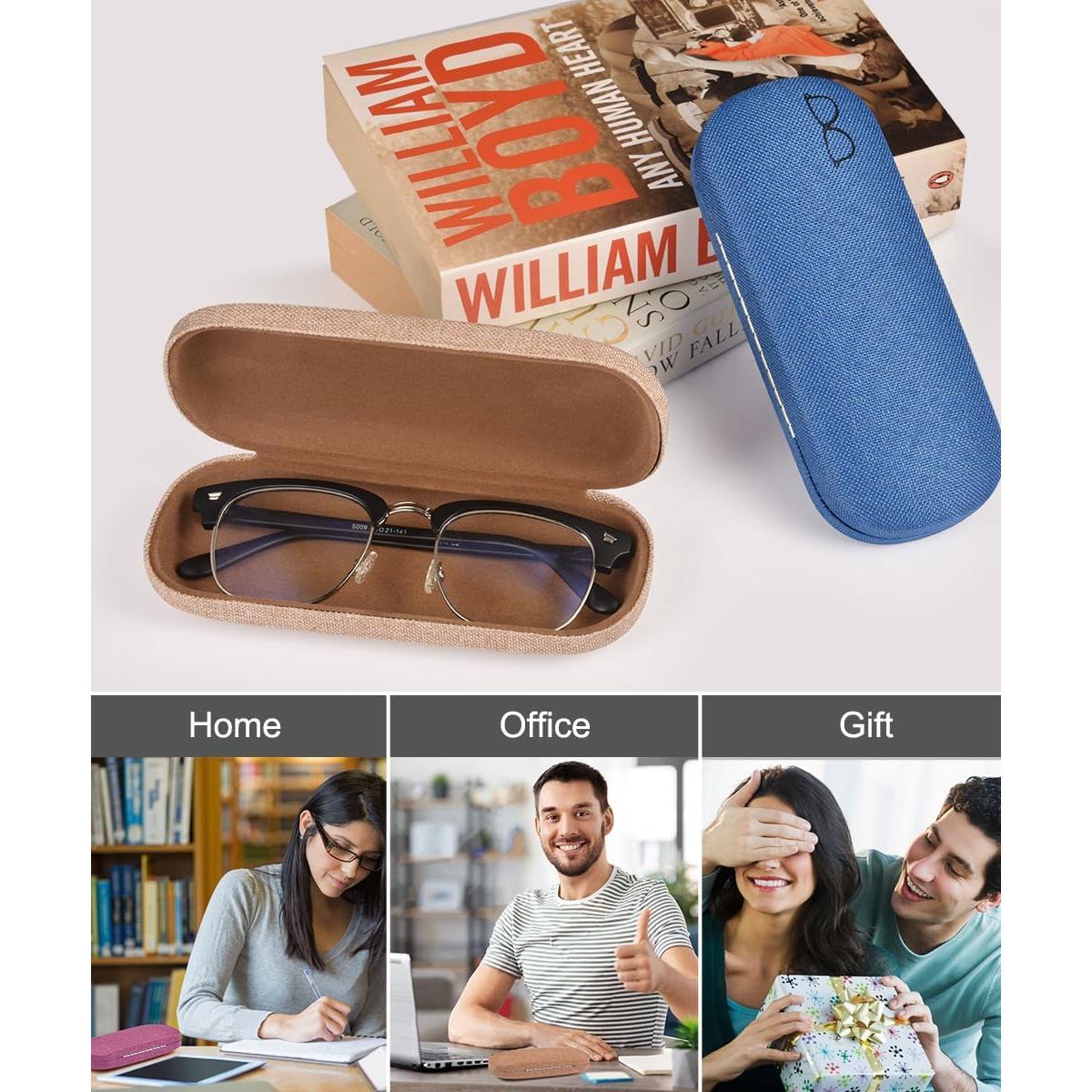 Estuche Duro para Gafas RayLove - Paquete de 3, Protección y Estilo